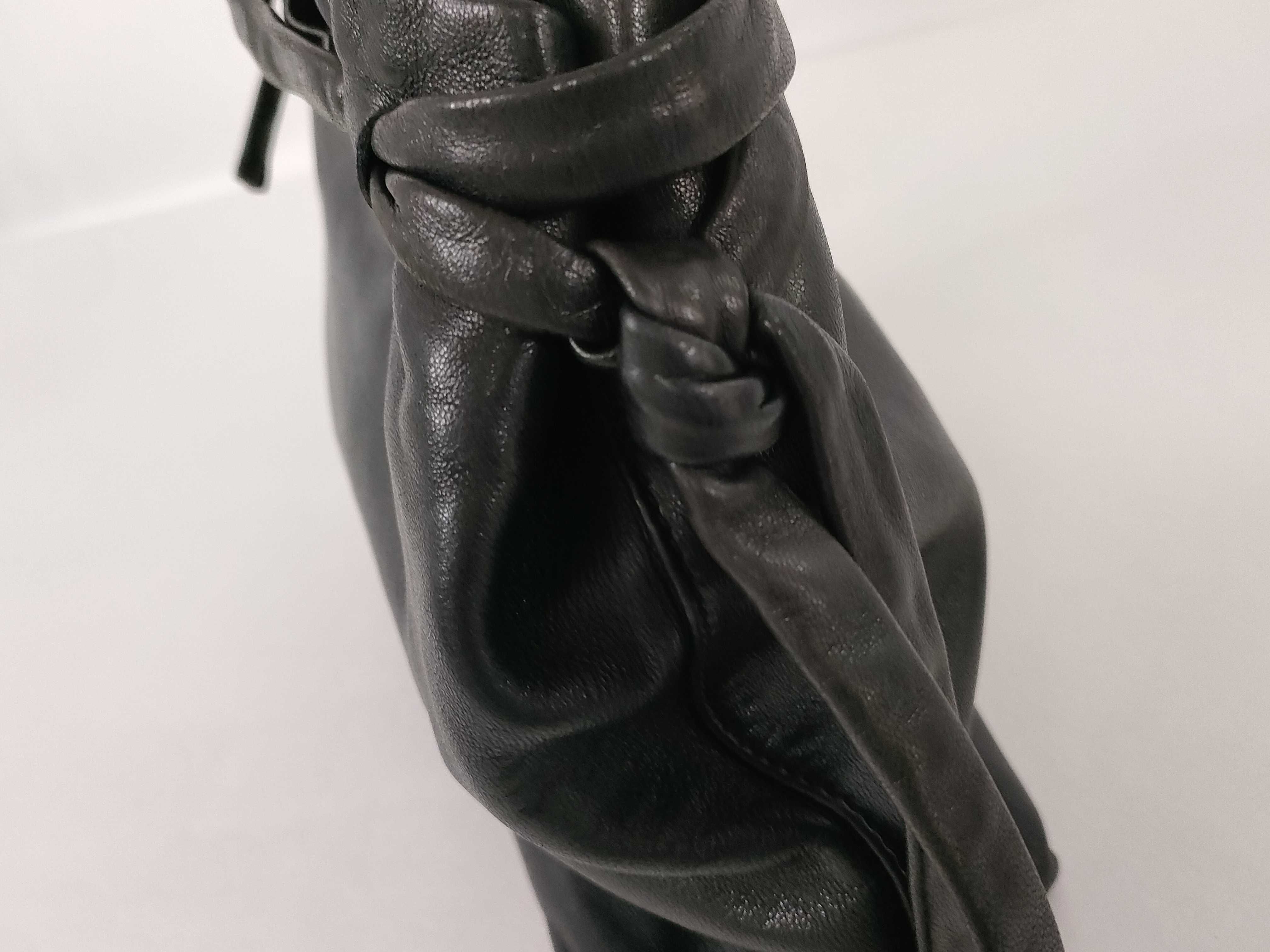 All-Leather Nappa Triangle Logo Handbag — view 14