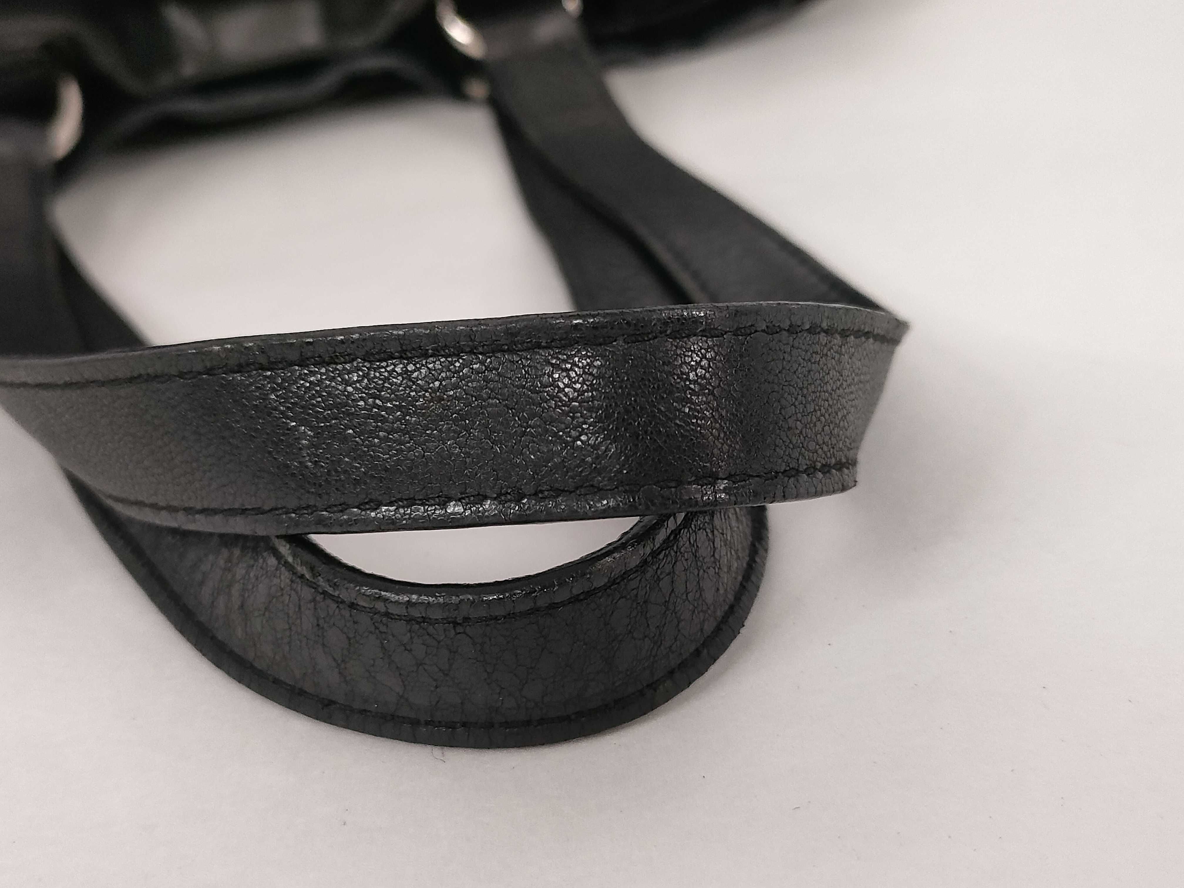 All-Leather Nappa Triangle Logo Handbag — view 4