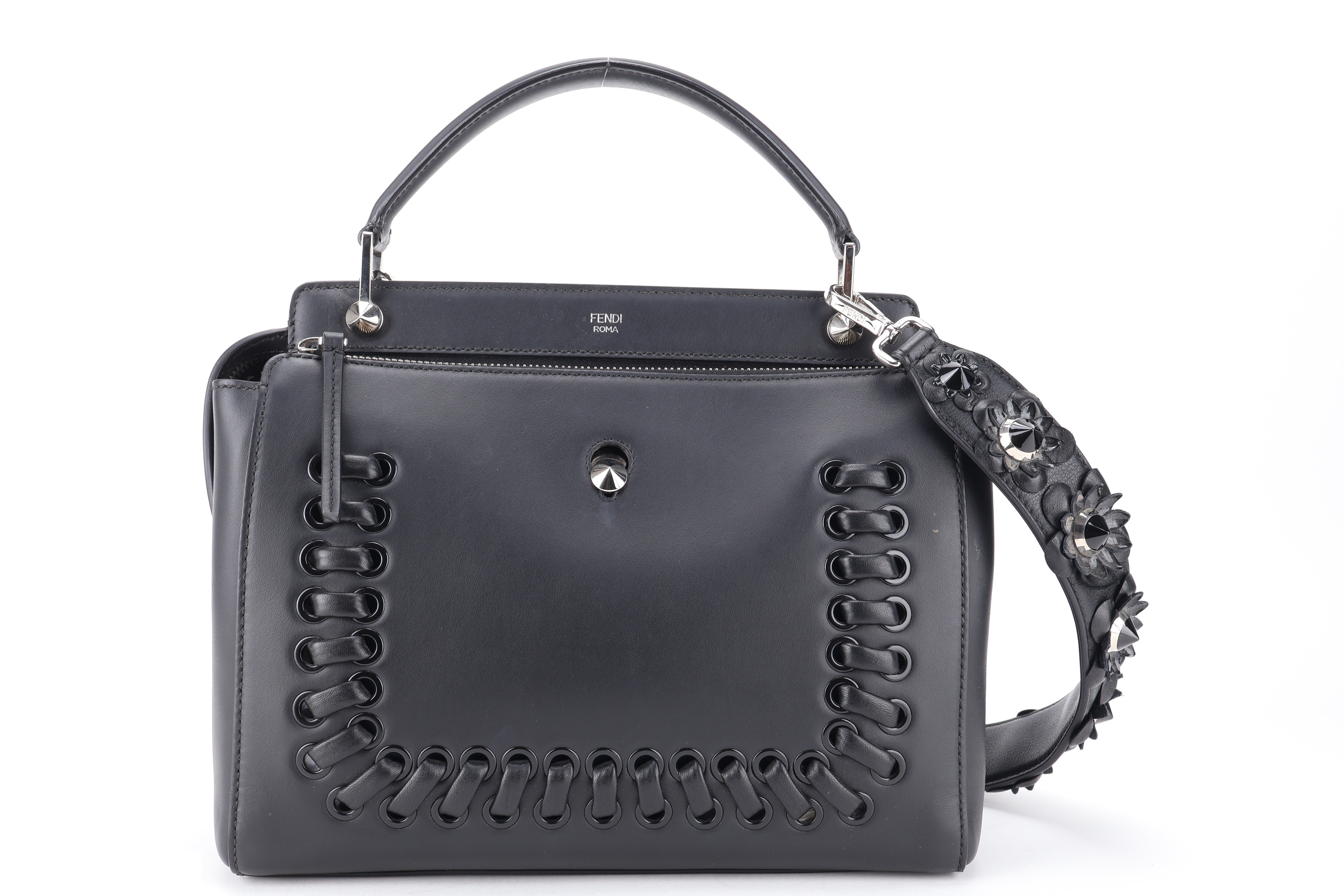 DOTCOM SATCHEL BLACK MEDIUM SHW