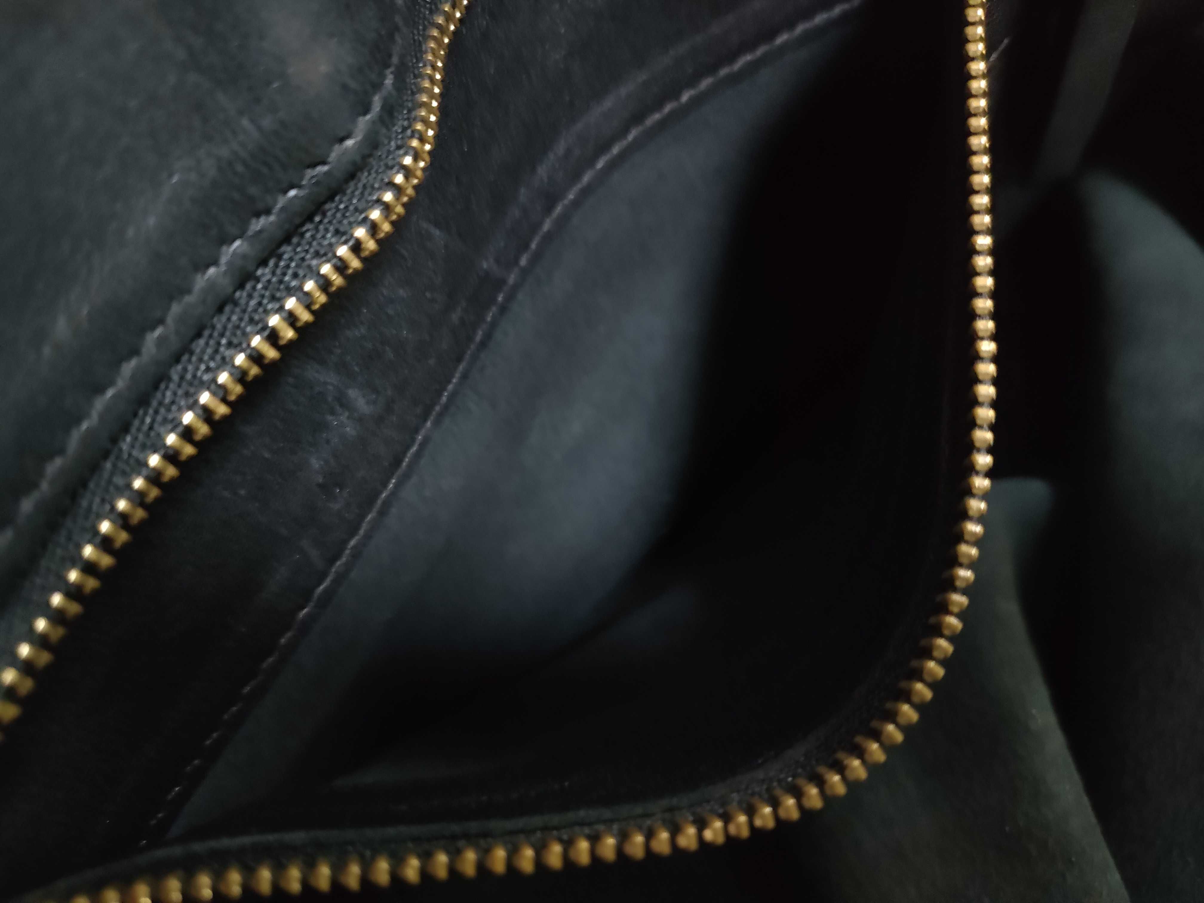 Horizontal Cabas Leather x Leather Tote Bag, Black Tote Bag — view 10
