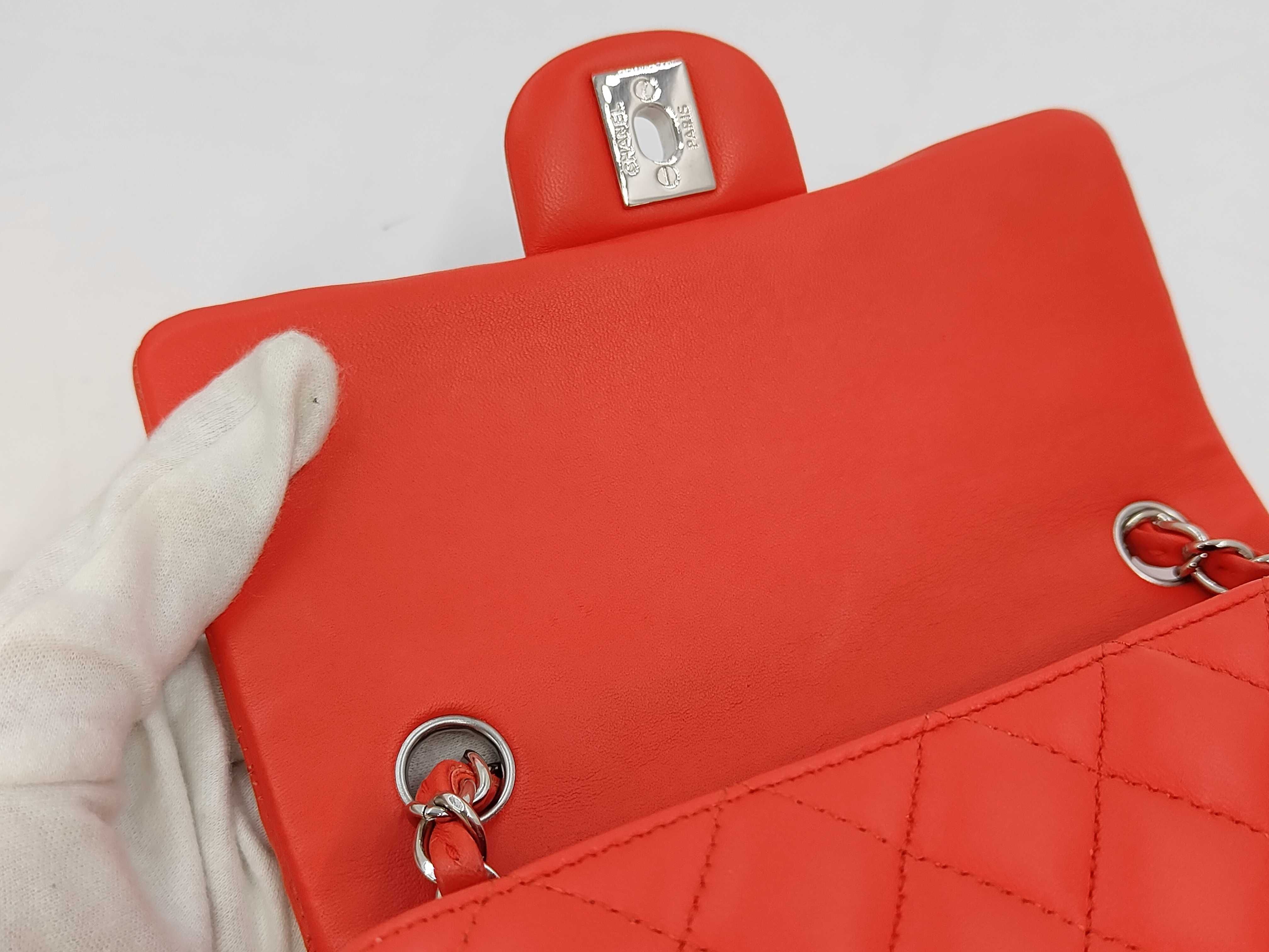 Mini Matelassé Lambskin Bag with Silver Hardware (Serial Number 26) — view 11