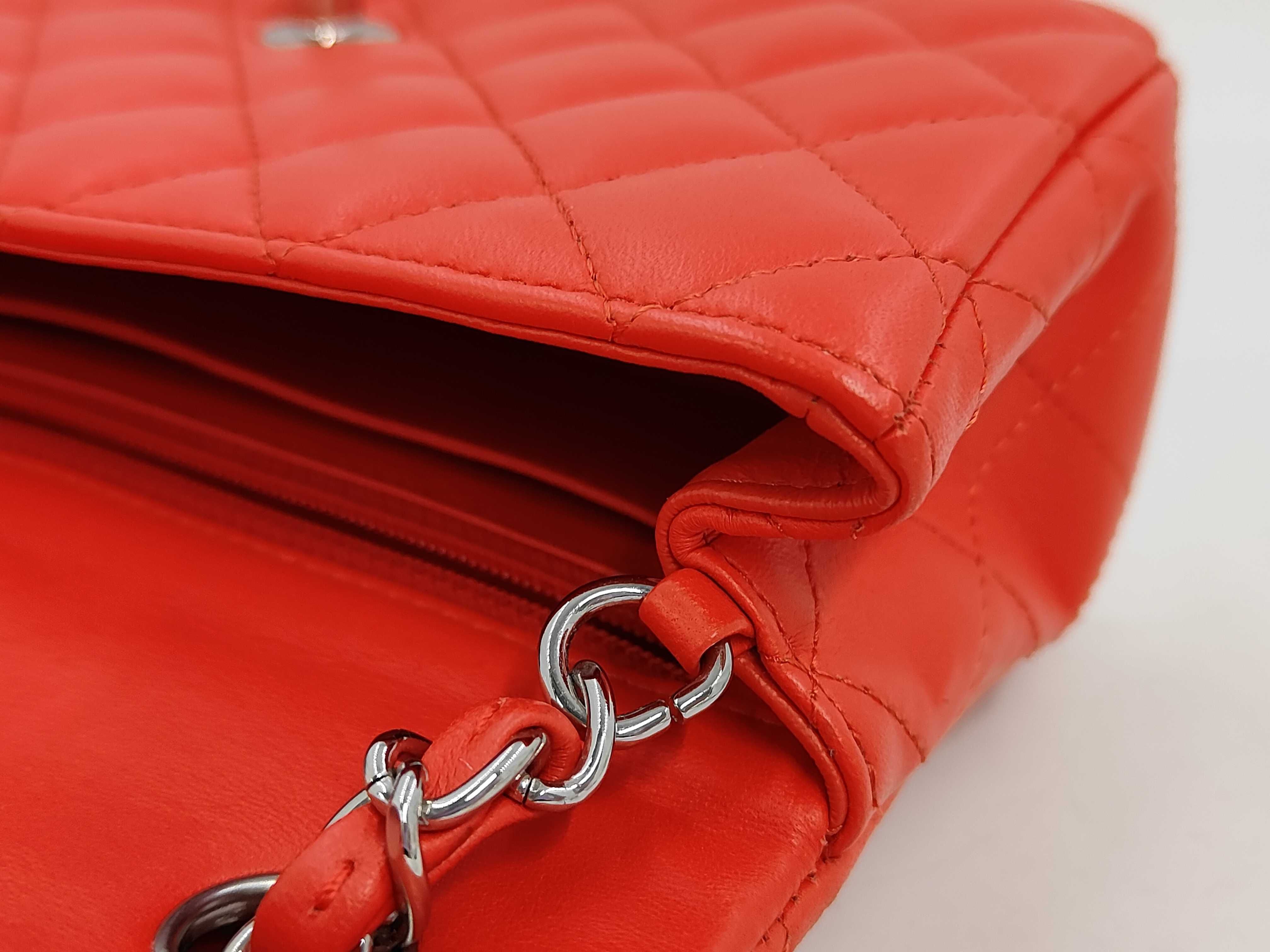 Mini Matelassé Lambskin Bag with Silver Hardware (Serial Number 26) — view 12