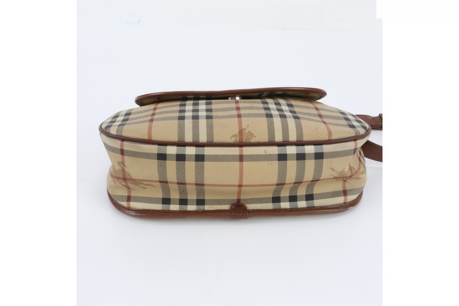 Nova Check Leather Shoulder Bag — view 5