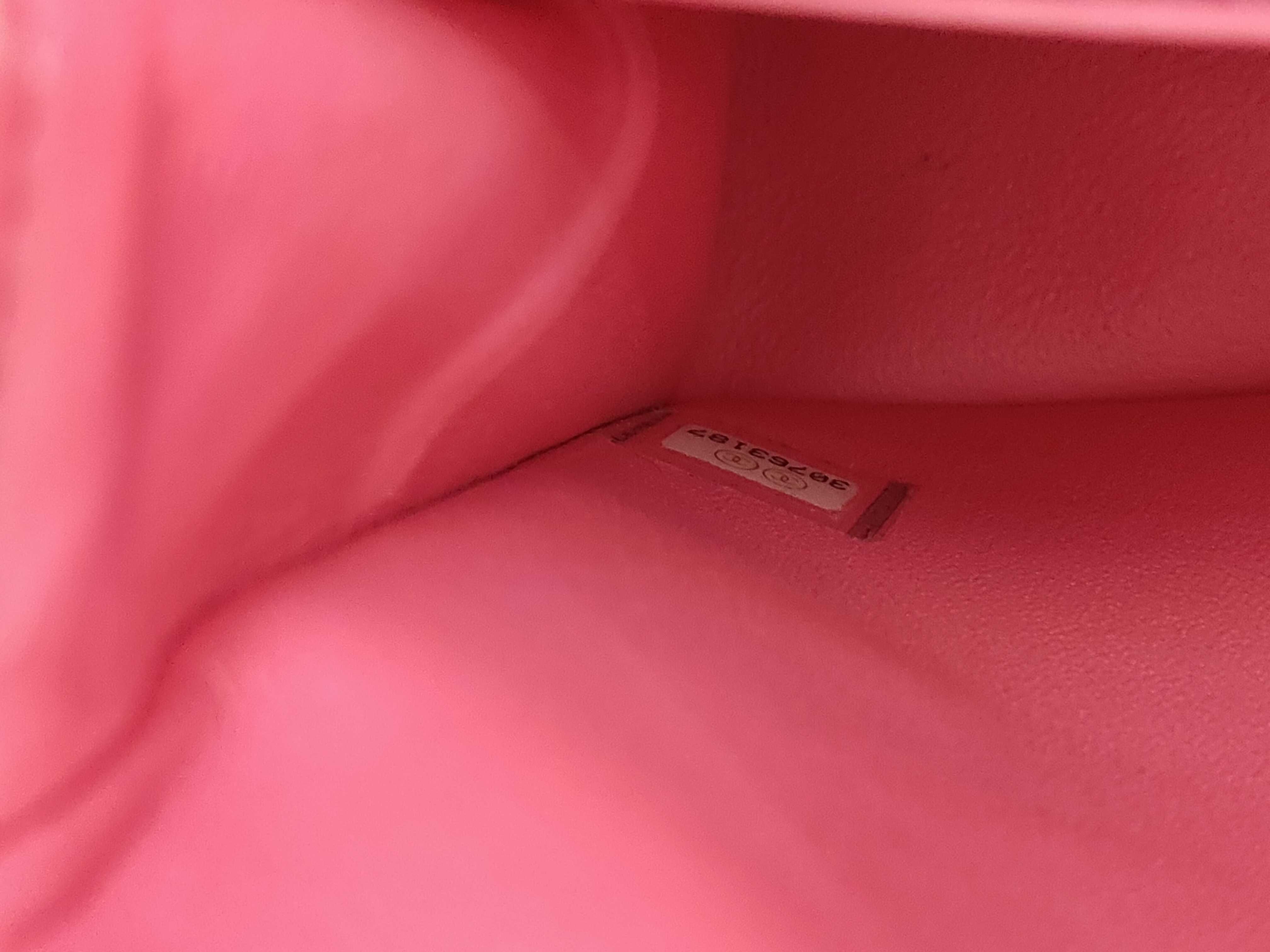 Matelassé 30s series, double flap, size 23, pink, with original seal, gold hardware, shoulder bag. — view 10
