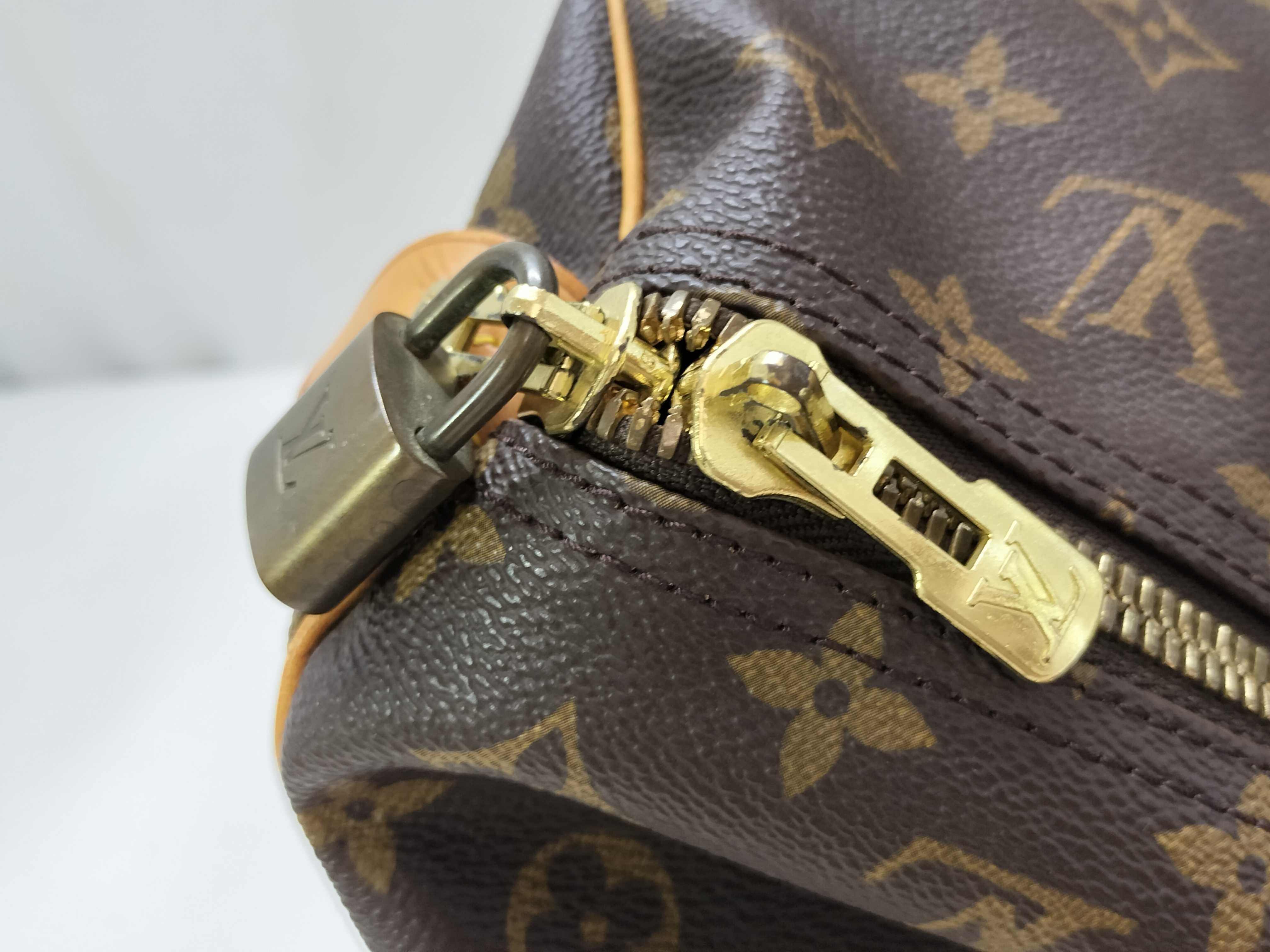 Monogram Vuitton Keepall Boston Bag — view 13