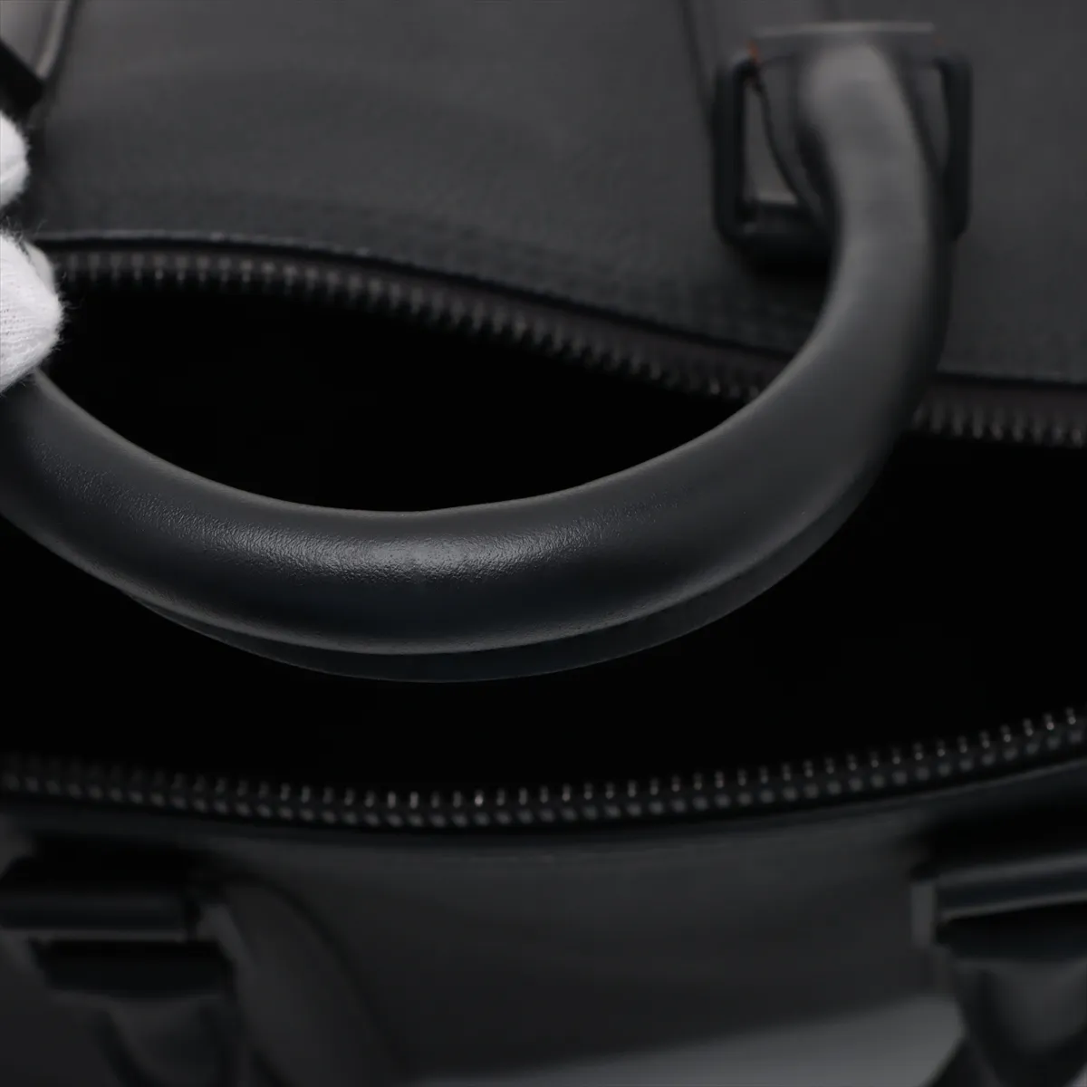 LV Aerogram Keepall Bandouliere 40 M57088 Black RFID response — view 12