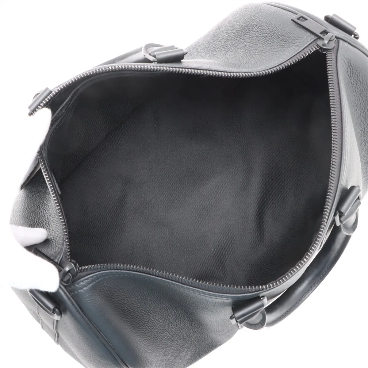 LV Aerogram Keepall Bandouliere 40 M57088 Black RFID response — view 7