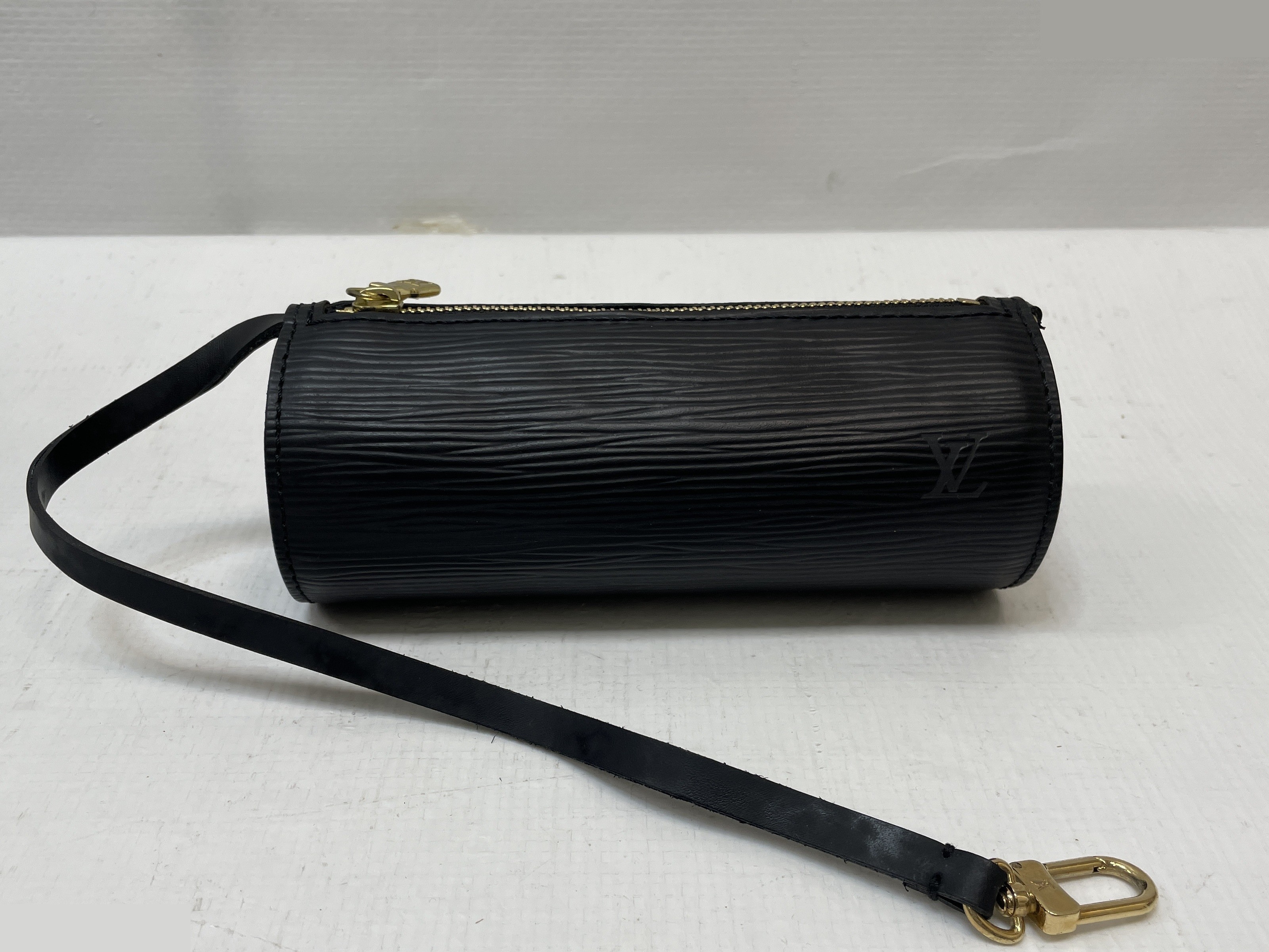 Epi Soufflot Handbag, Black, Gold Hardware — view 10