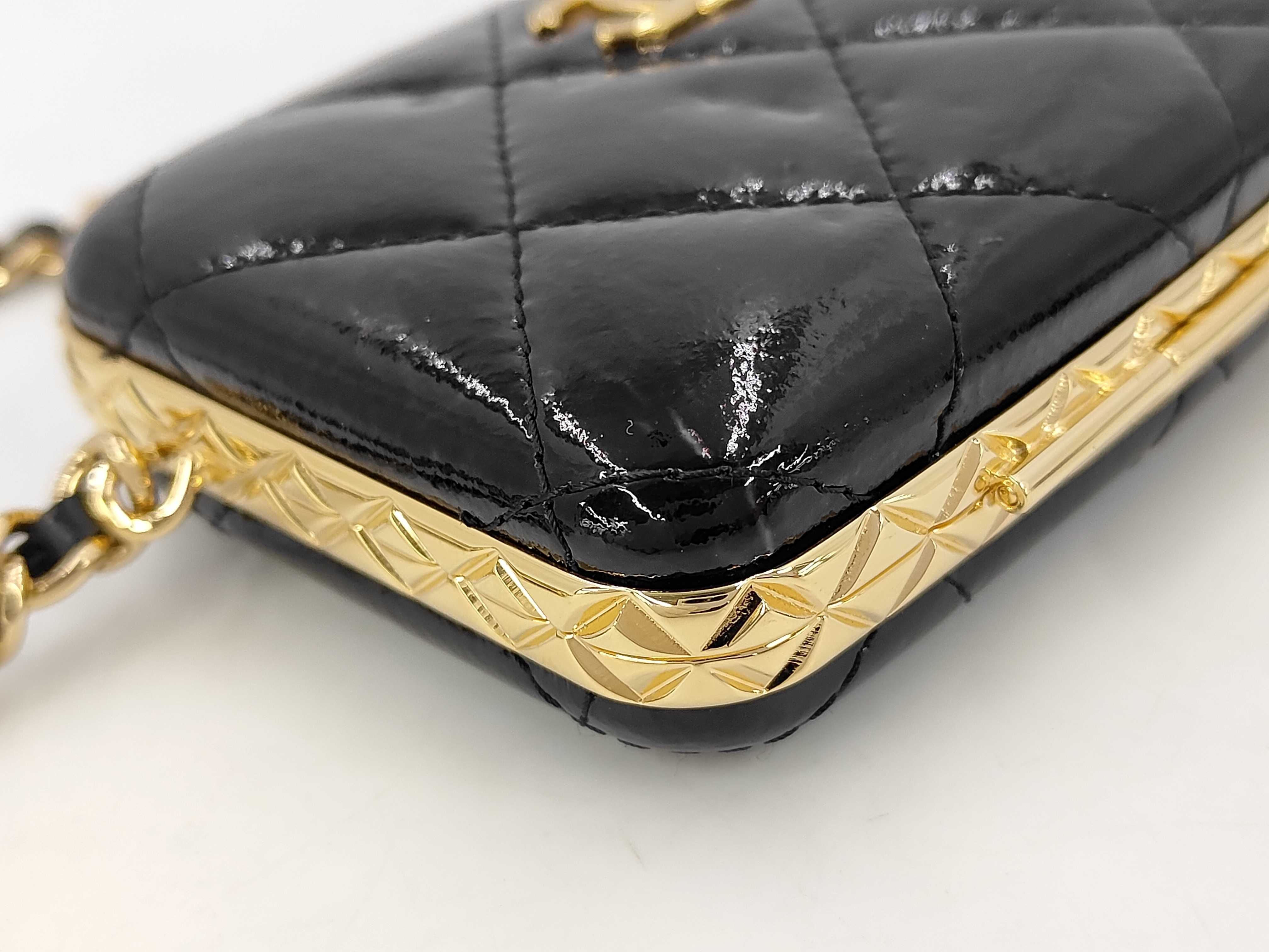 Matelassé Chain Shoulder Bag — view 6