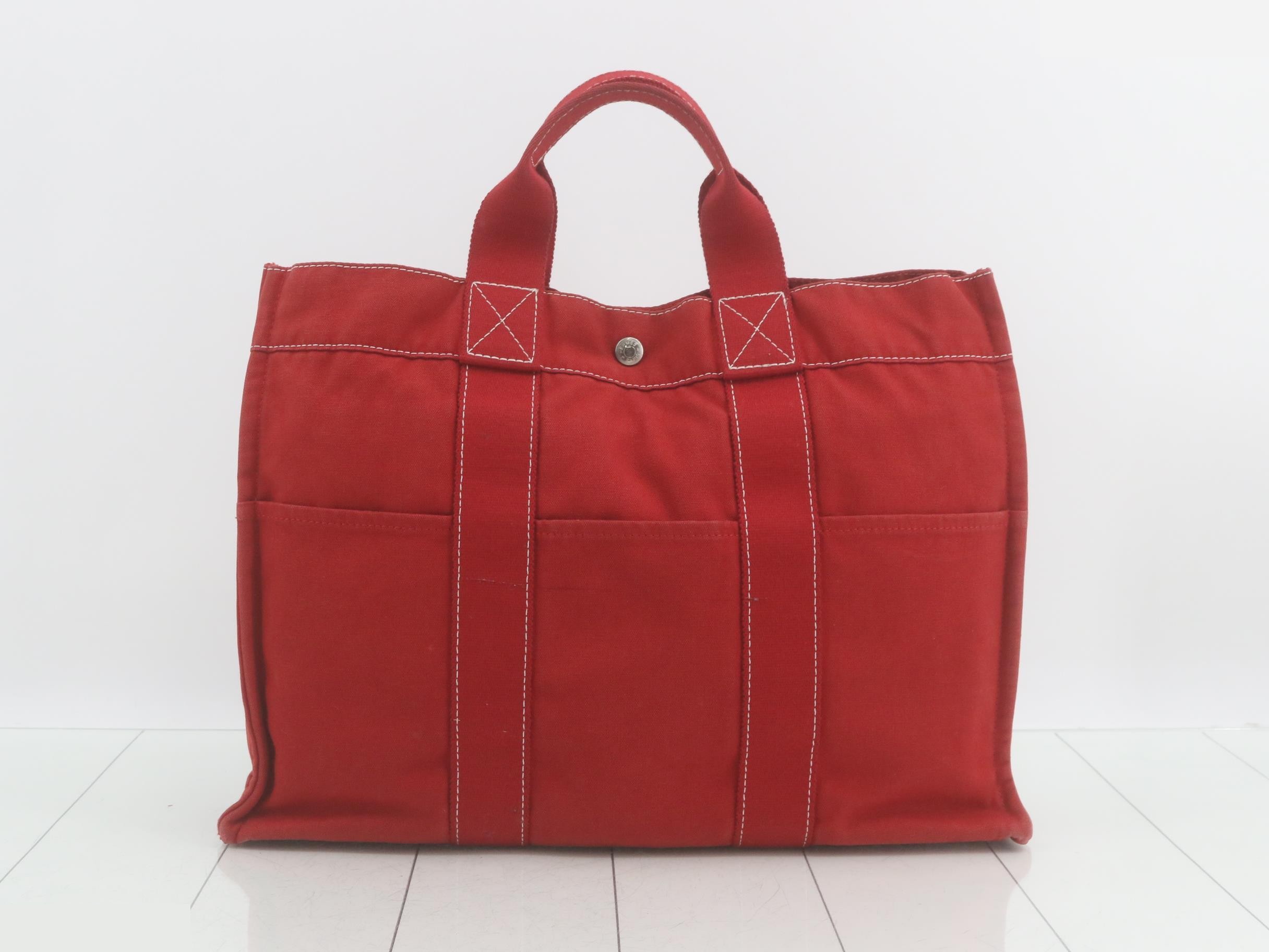 Deauville Tote Bag, Red