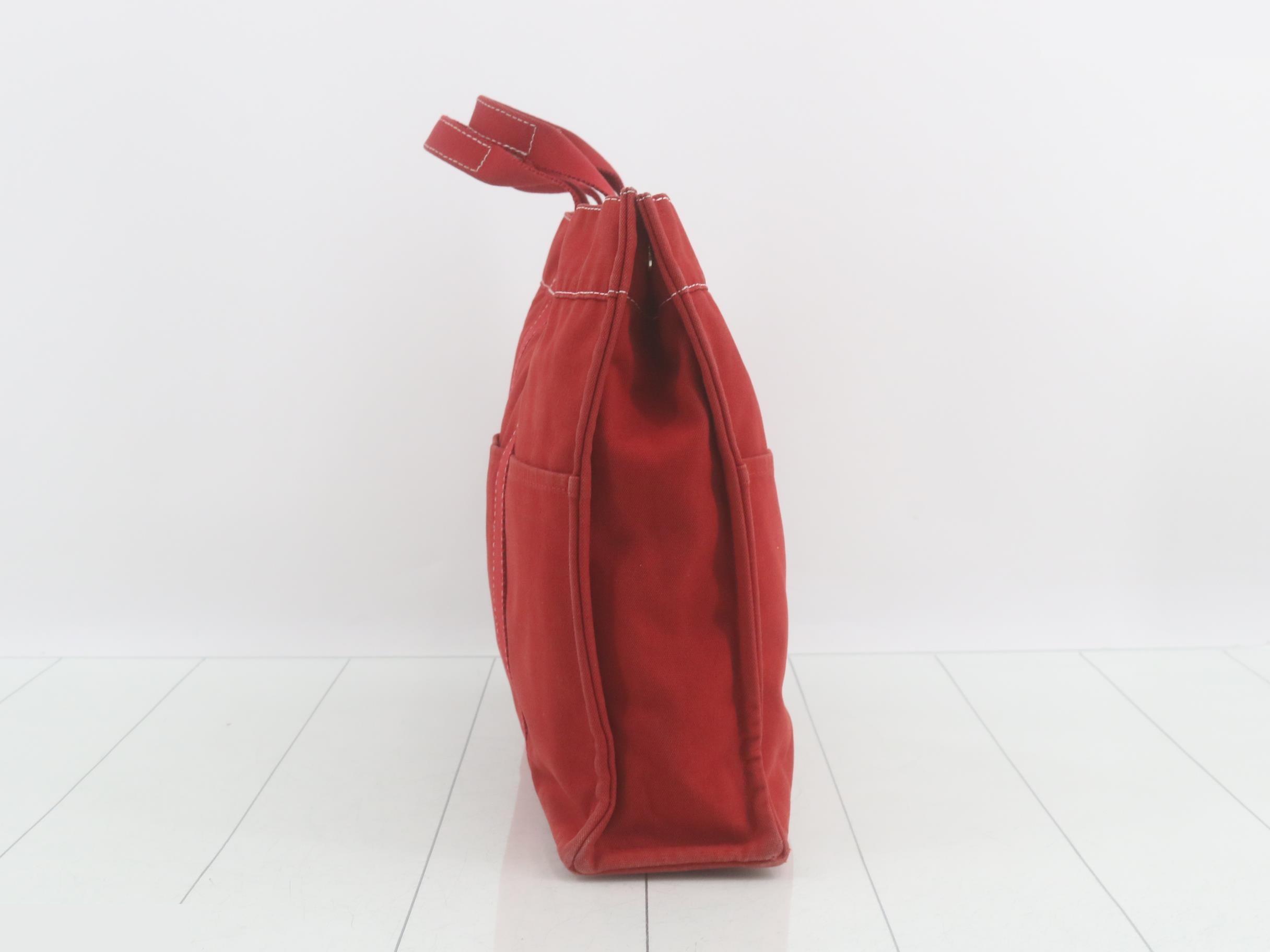 Deauville Tote Bag, Red — view 3