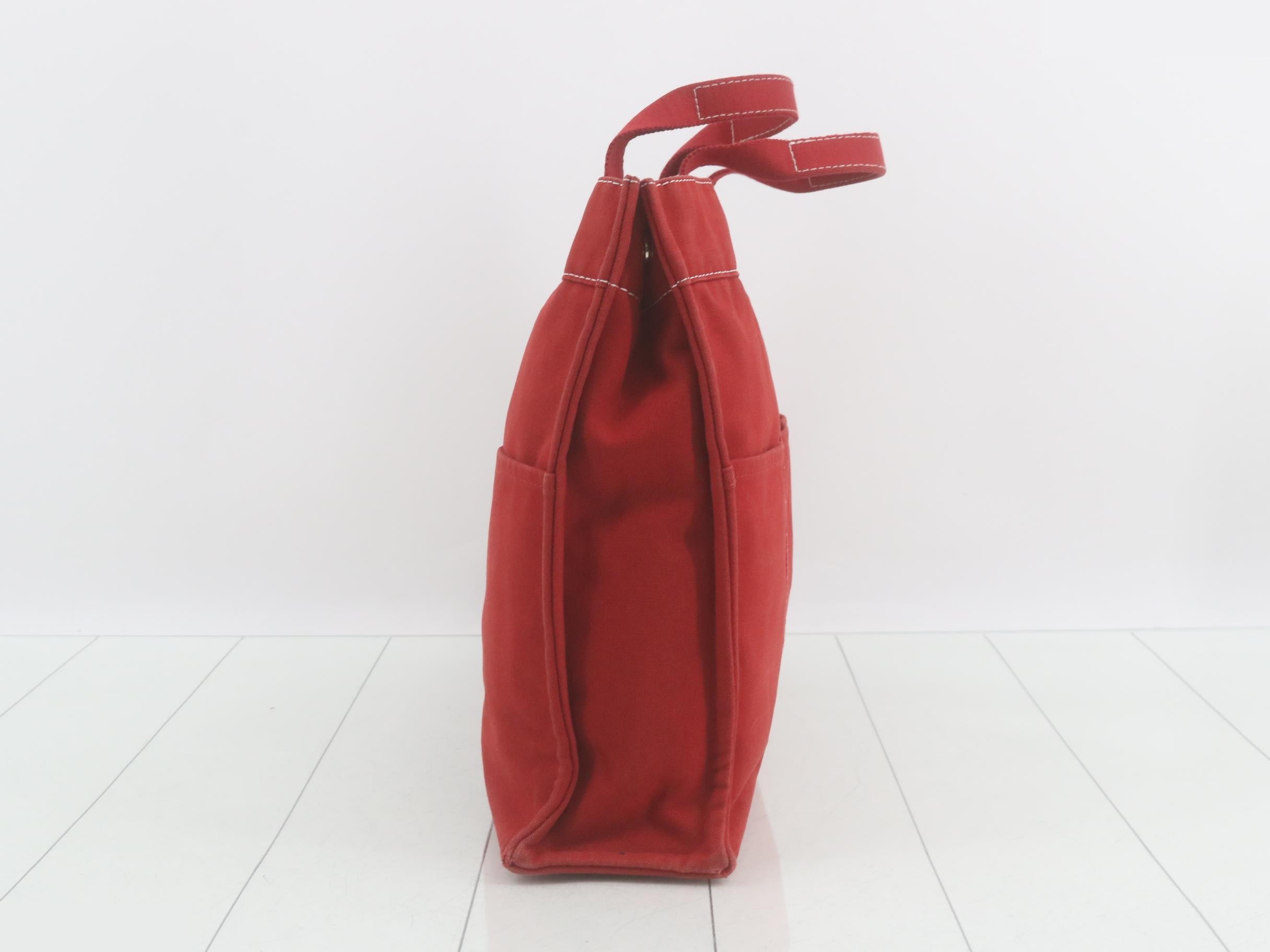 Deauville Tote Bag, Red — view 4