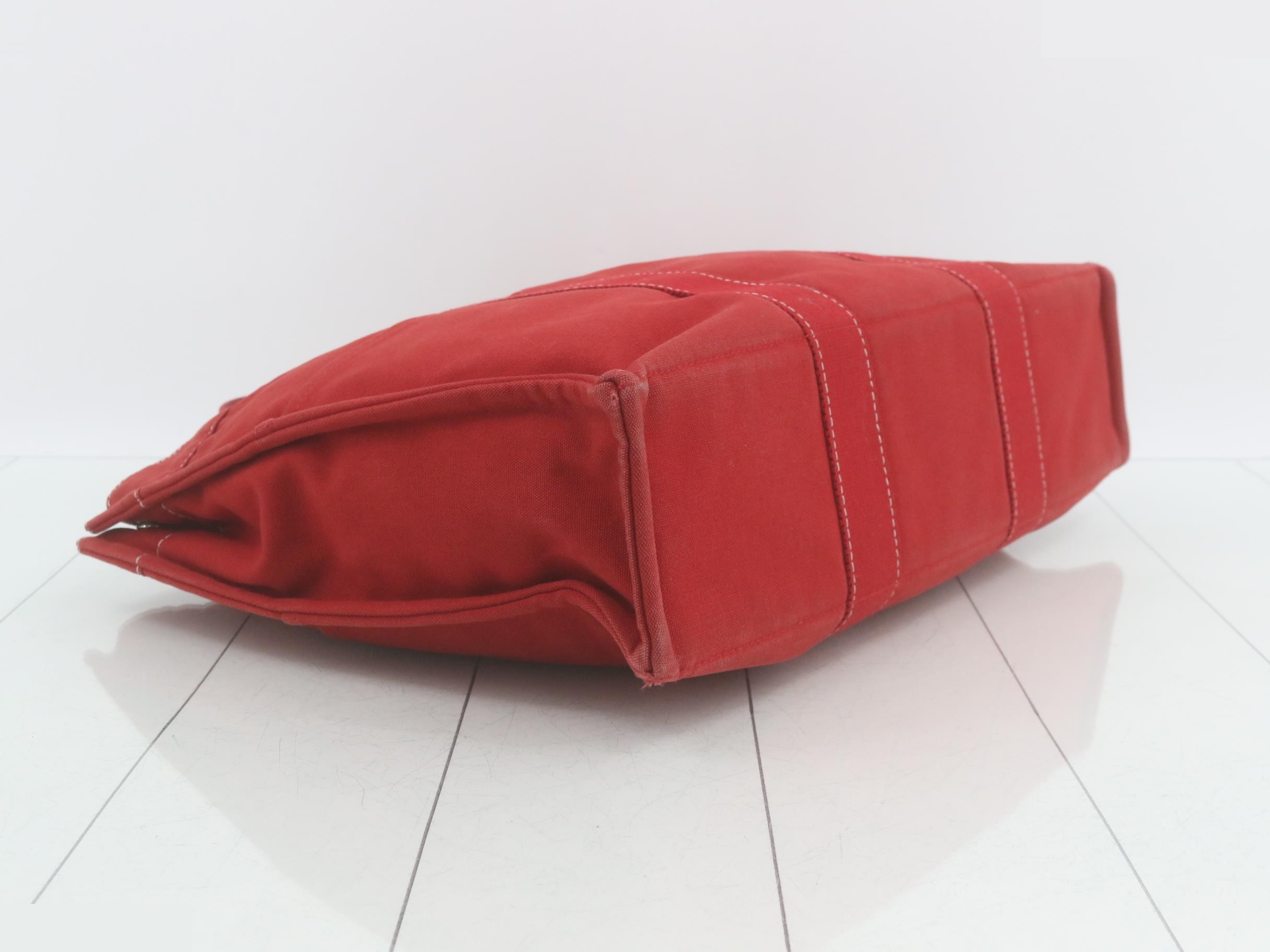 Deauville Tote Bag, Red — view 5