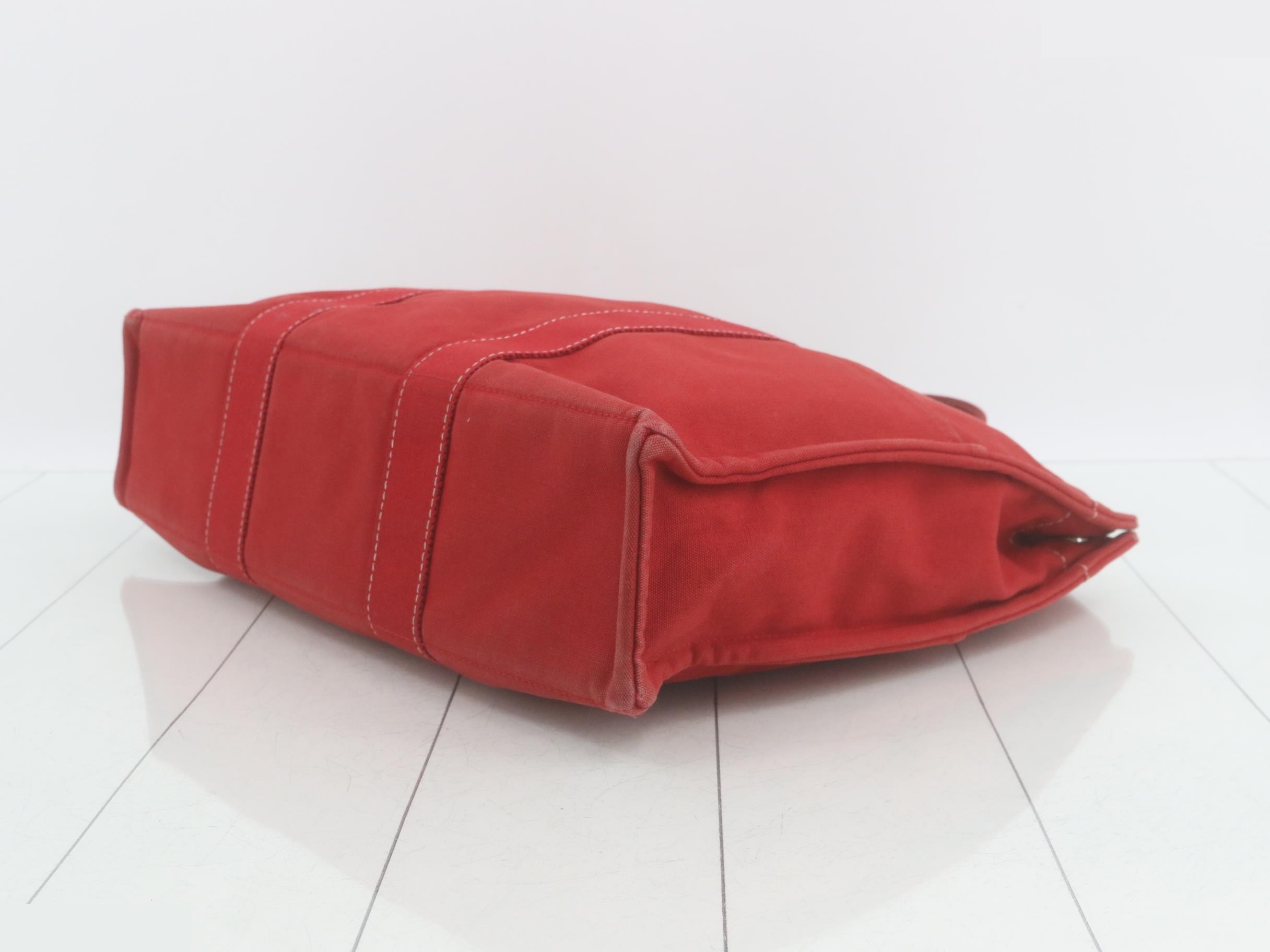 Deauville Tote Bag, Red — view 6