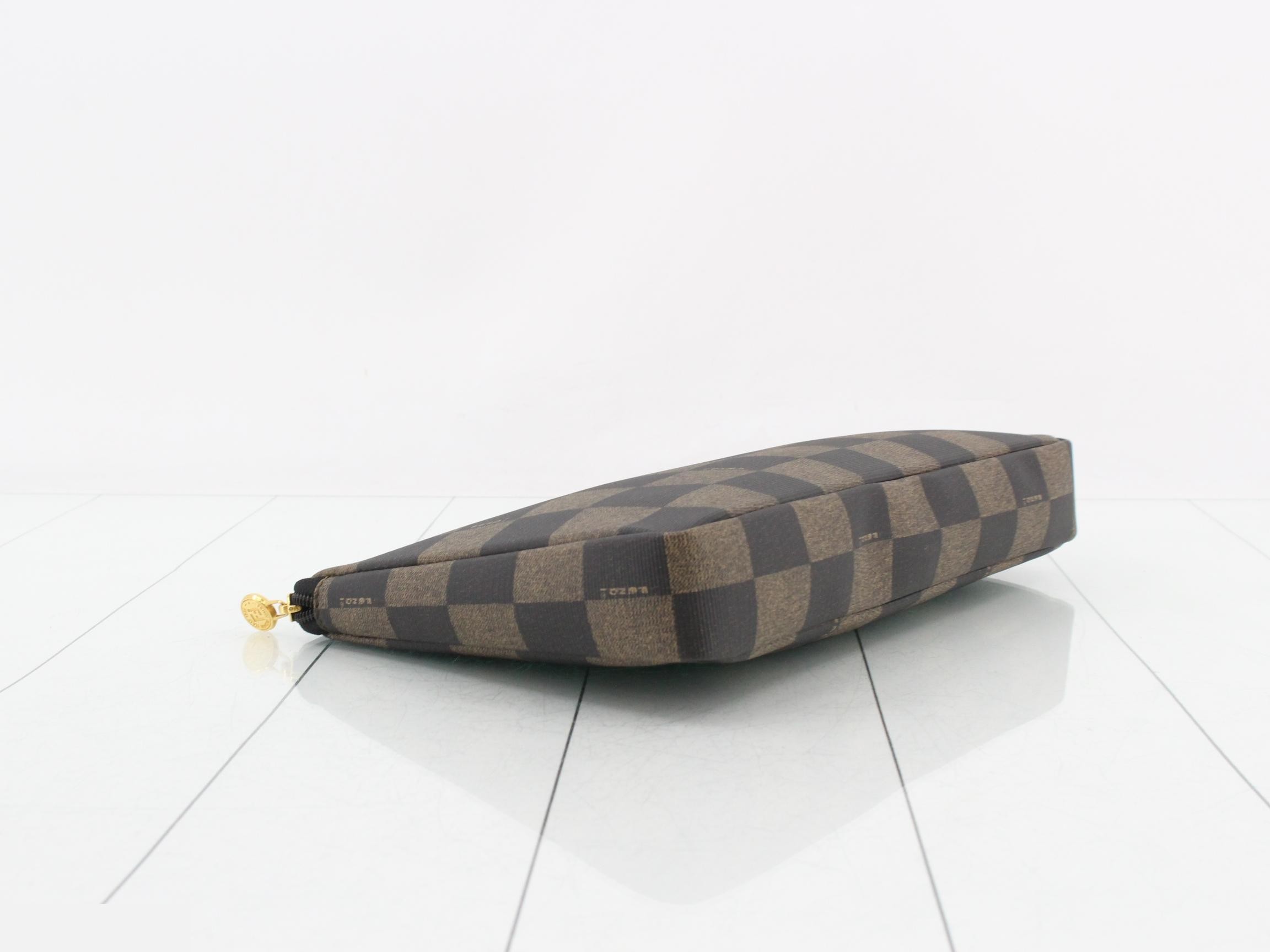 clutch bag, pequin pattern — view 5