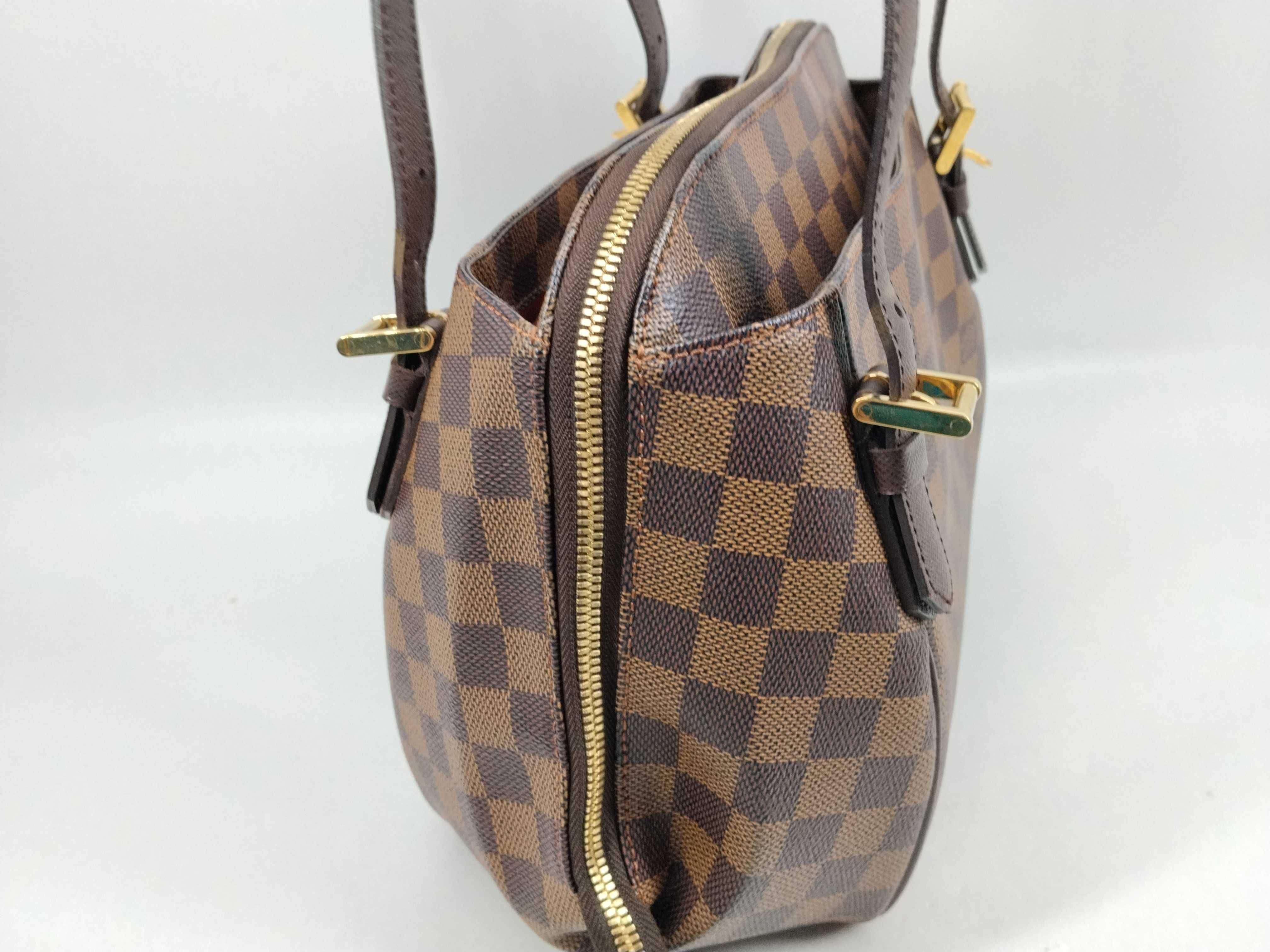 Damier Belem MM N51174 Brown PVC Leather Handbag Tote Bag — view 6
