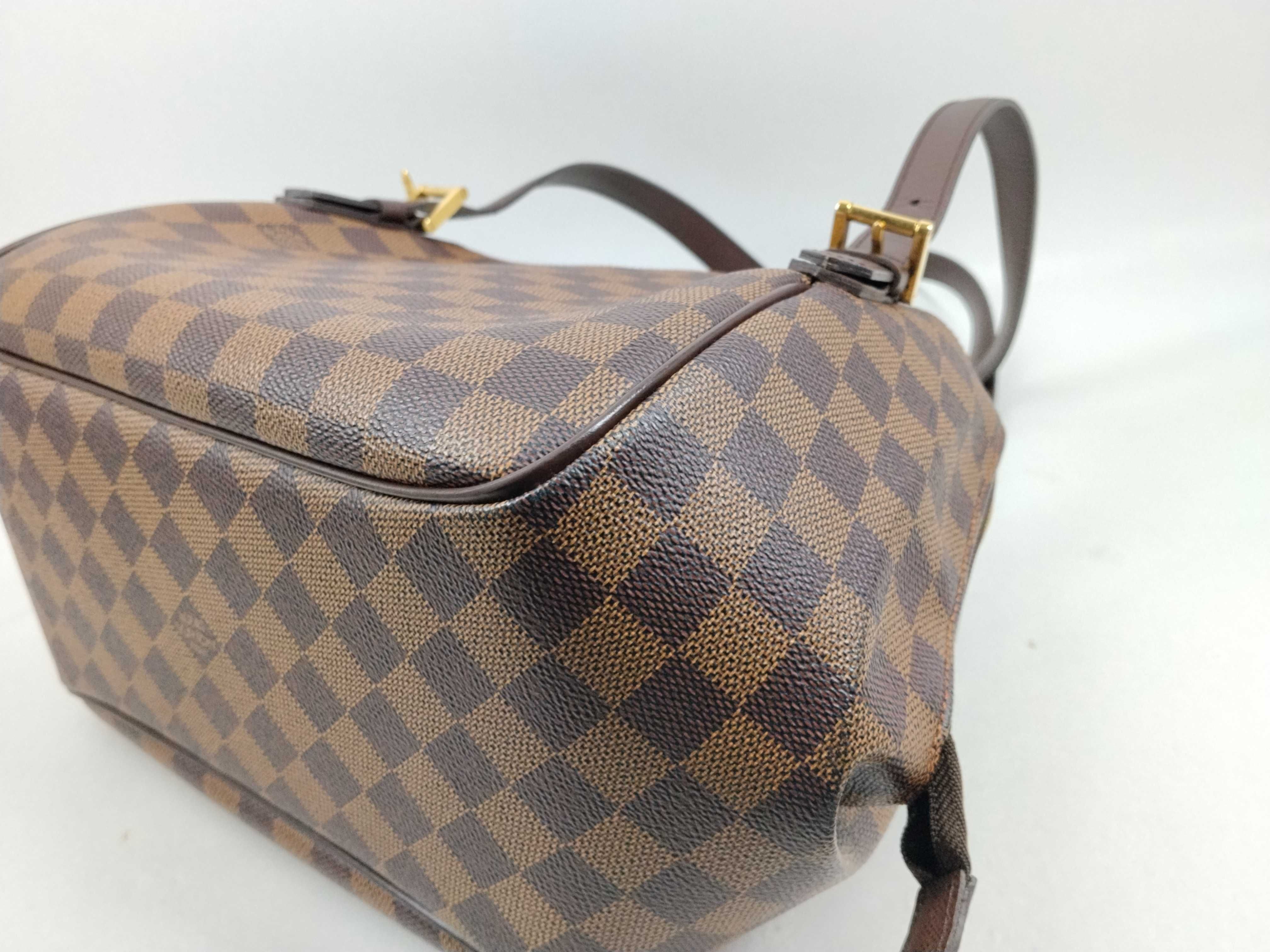 Damier Belem MM N51174 Brown PVC Leather Handbag Tote Bag — view 8