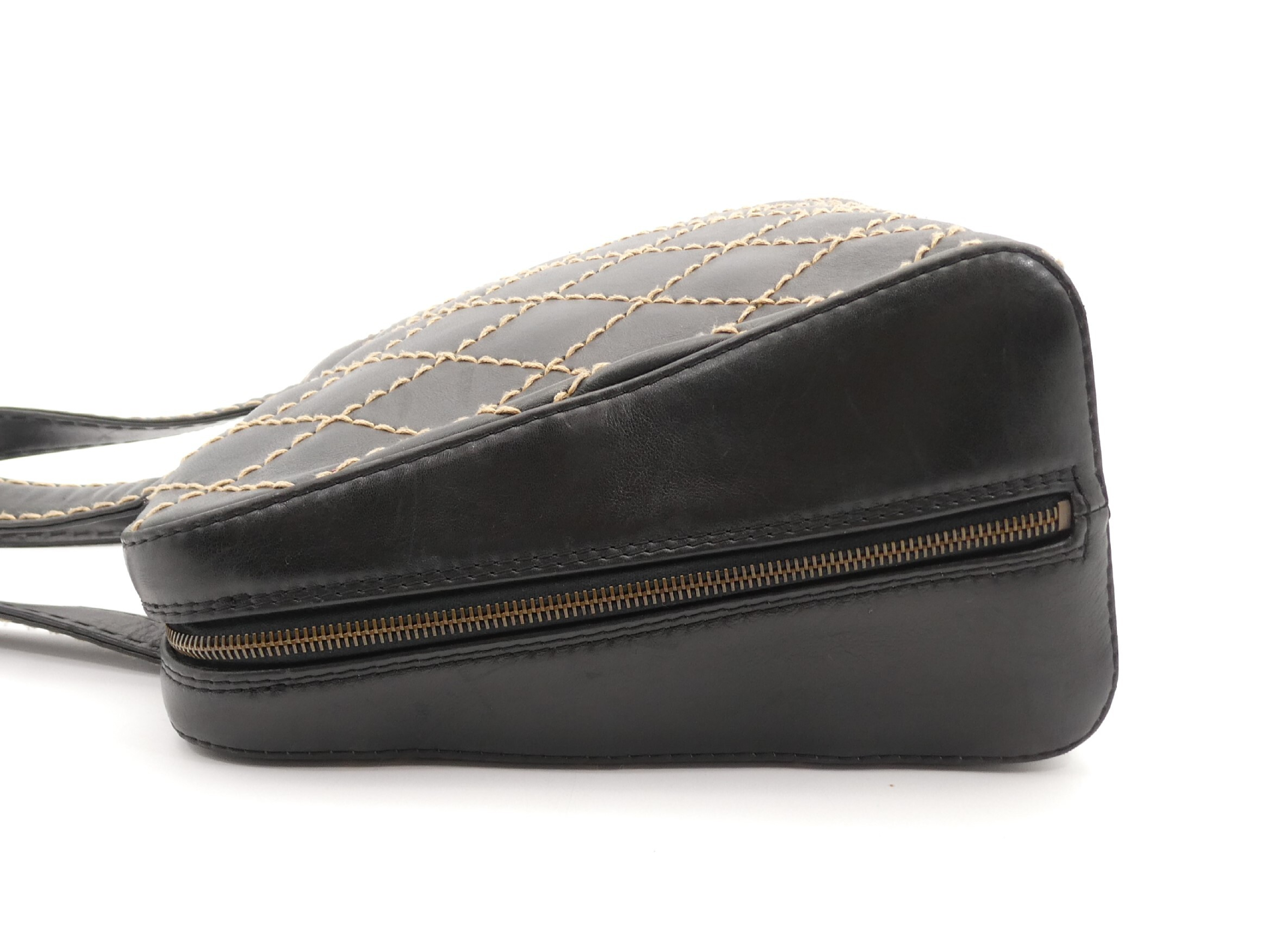 Wild Stitch Matelassé Coco Mark Shoulder Bag — view 3