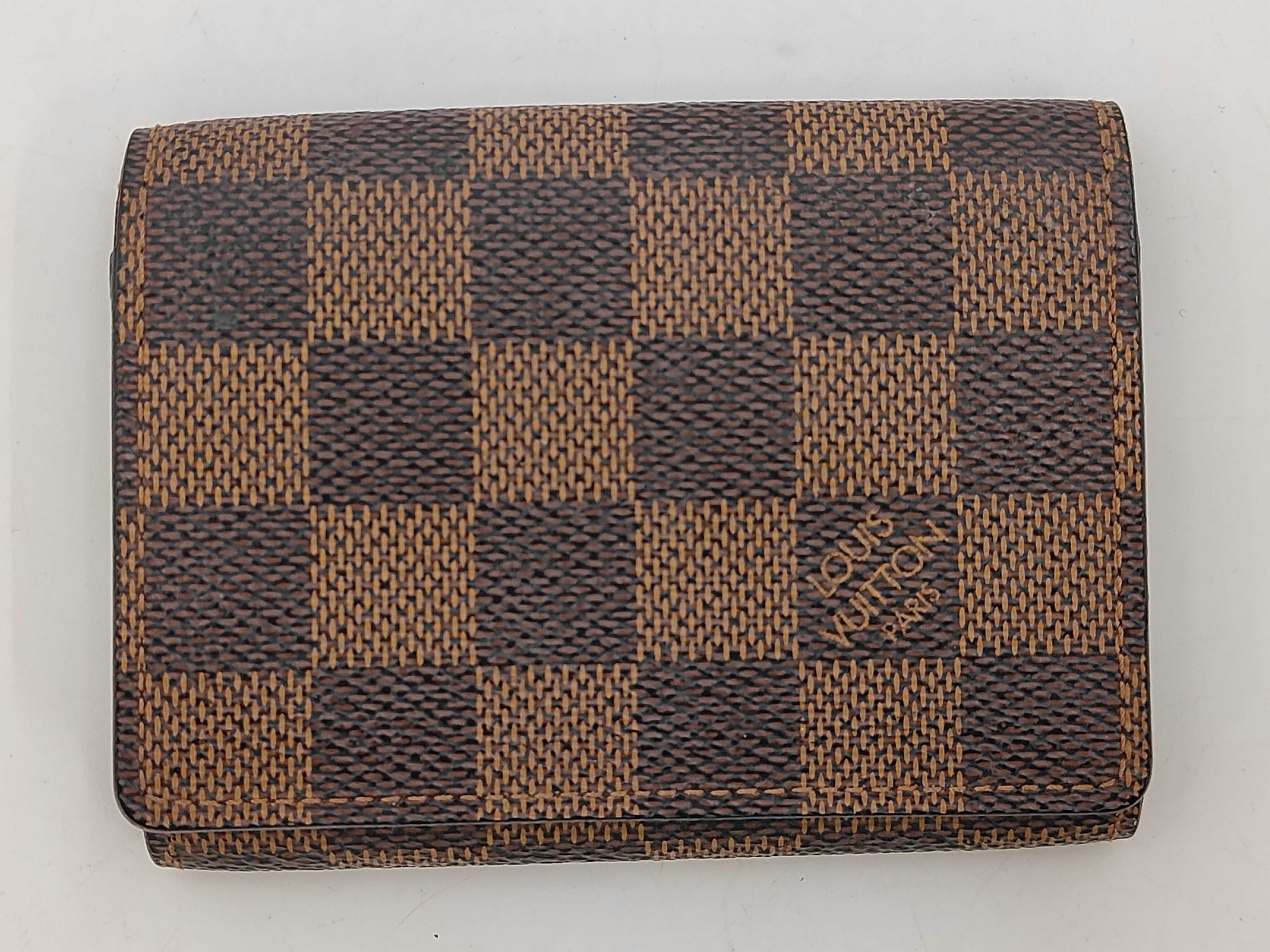 Damier Enveloppe Carte de Visite Damier Ebene Card Case