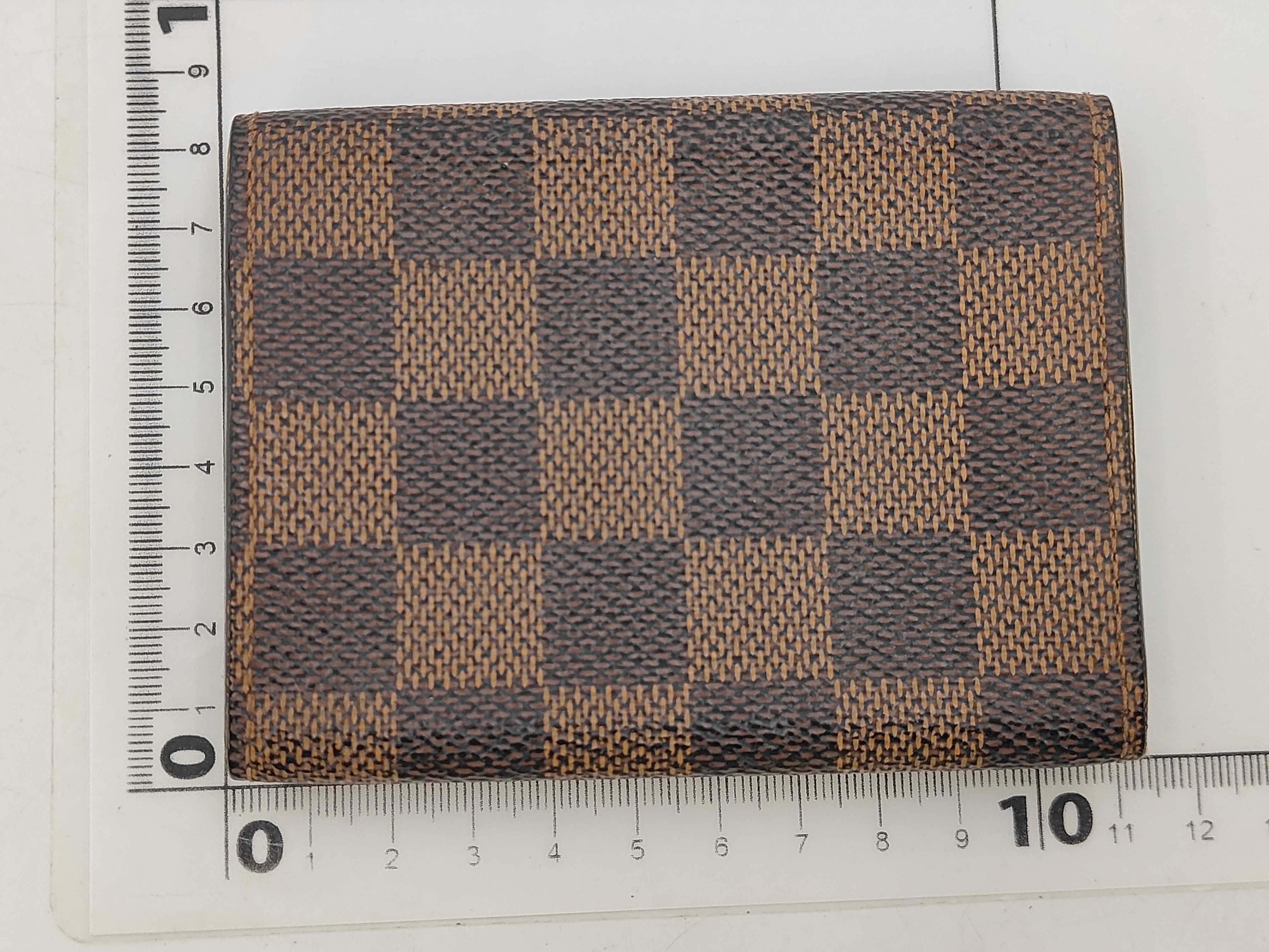 Damier Enveloppe Carte de Visite Damier Ebene Card Case — view 2