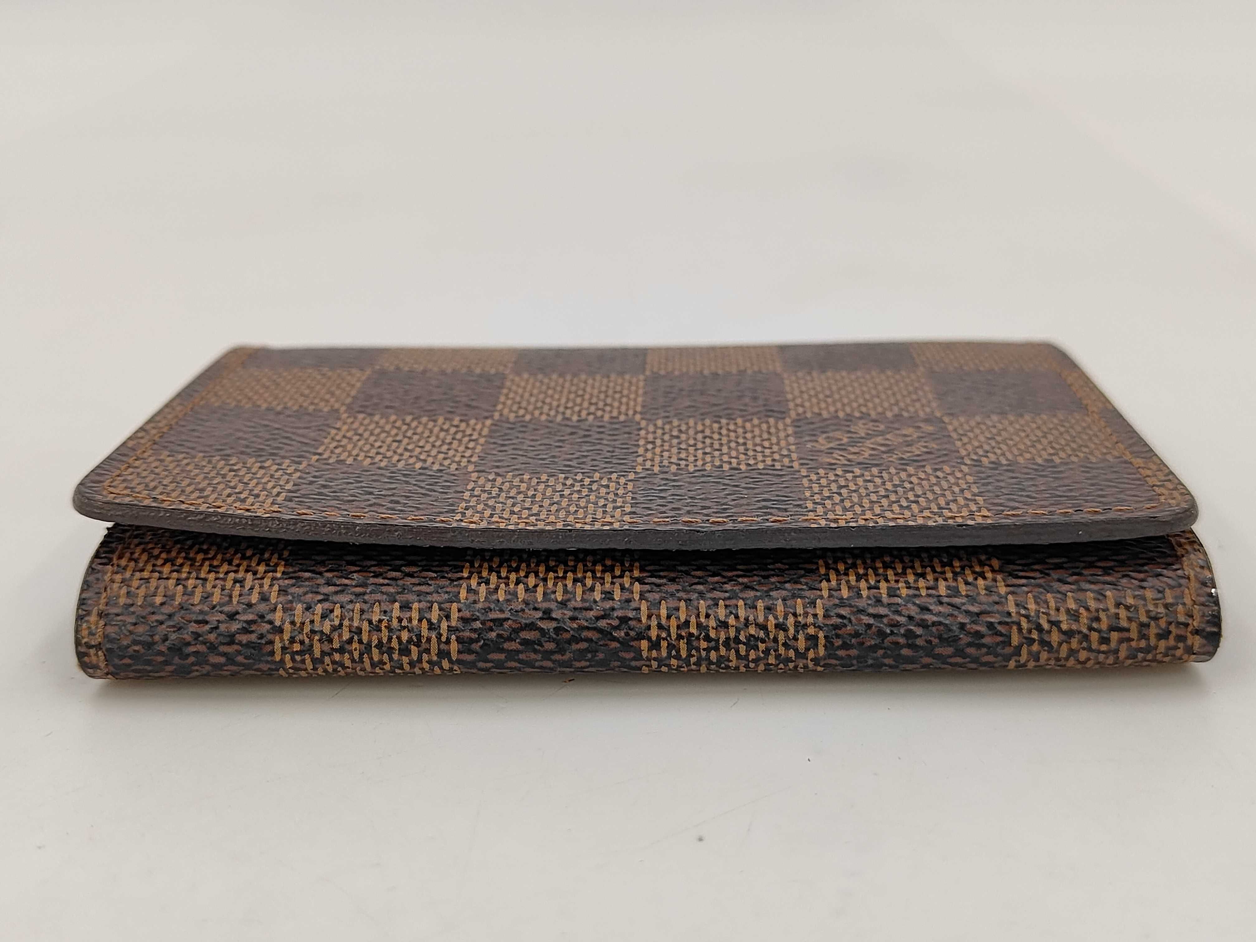 Damier Enveloppe Carte de Visite Damier Ebene Card Case — view 3