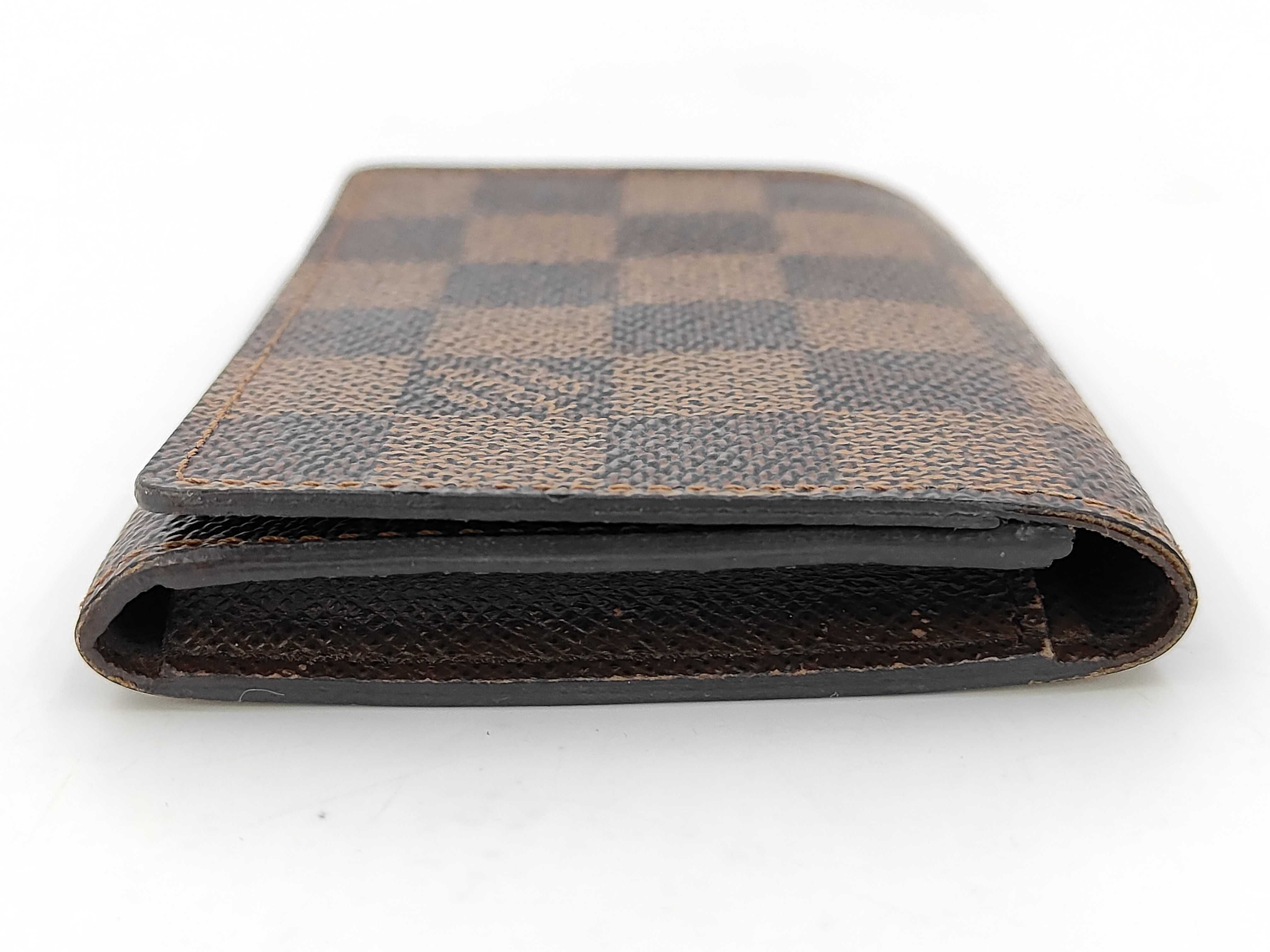 Damier Enveloppe Carte de Visite Damier Ebene Card Case — view 4