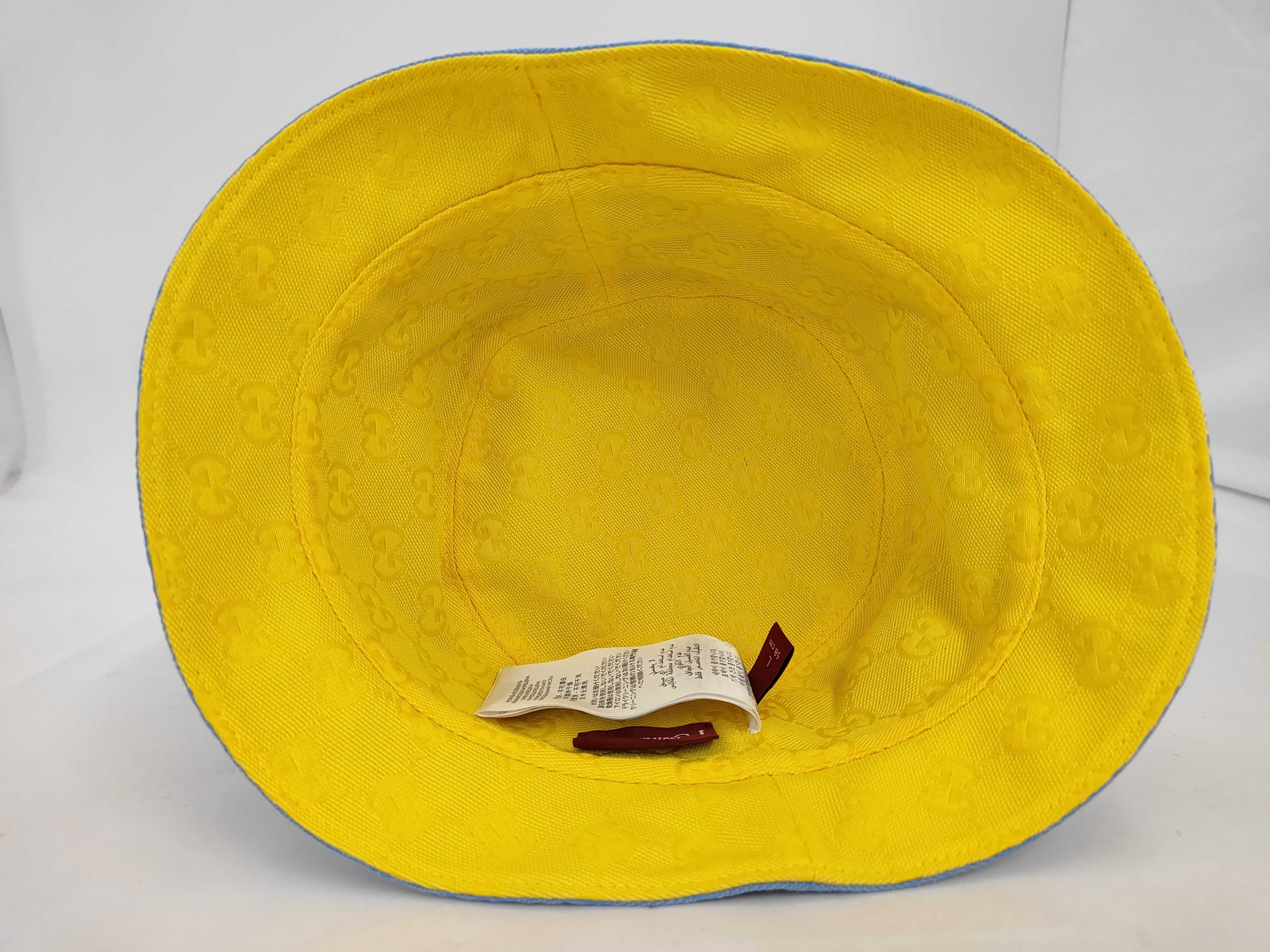GG Canvas Bucket Hat, Size L, Other Accessories — view 3