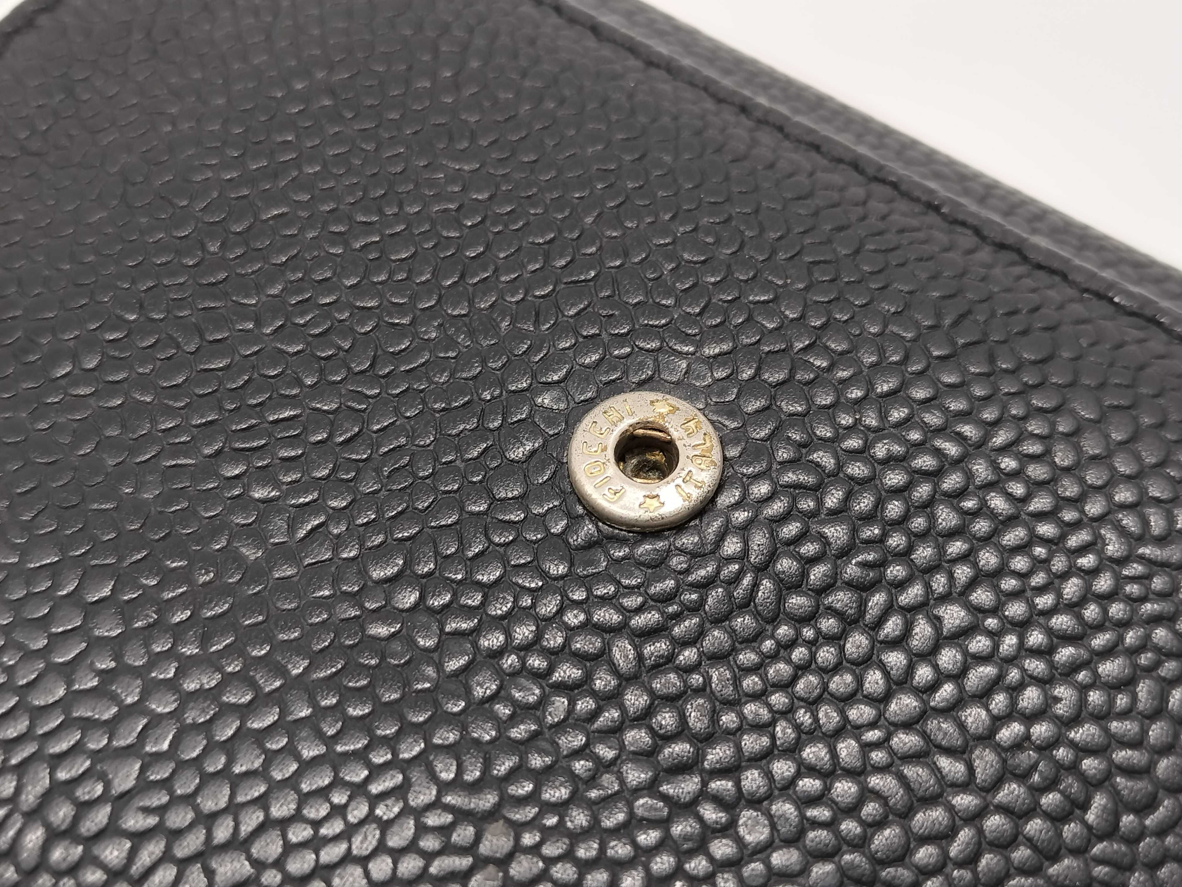 Caviar Skin Folding Wallet with Coco Mark — view 10