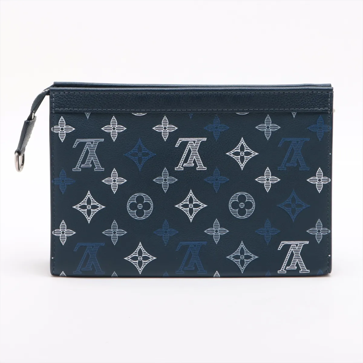 Monogram Shadow Gaston Wearable Wallet - Blue RFID Reactive — view 2