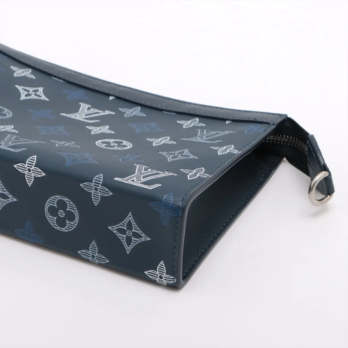 Monogram Shadow Gaston Wearable Wallet - Blue RFID Reactive — view 3