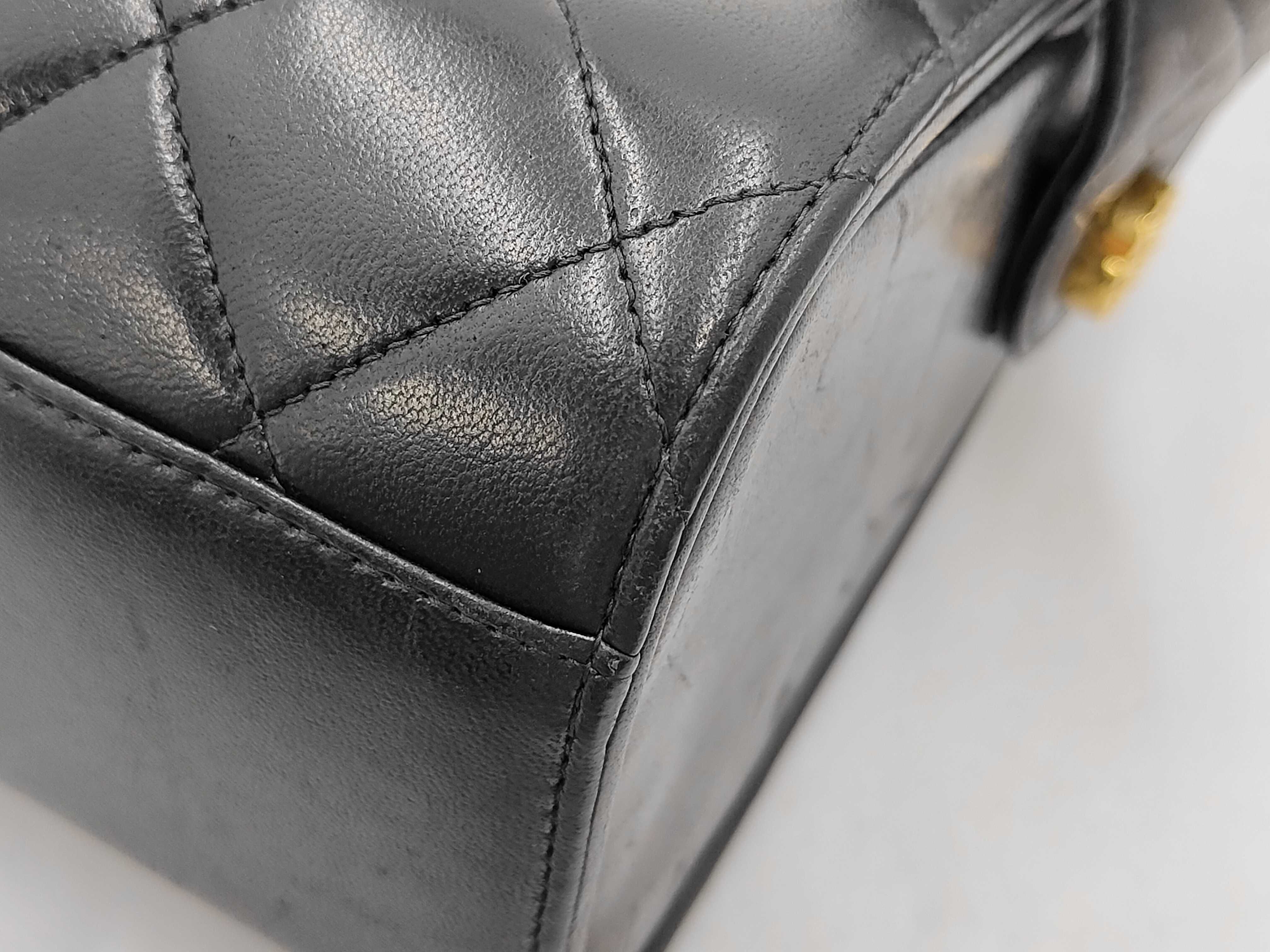 Matelassé Turnlock Black Shoulder Bag — view 3