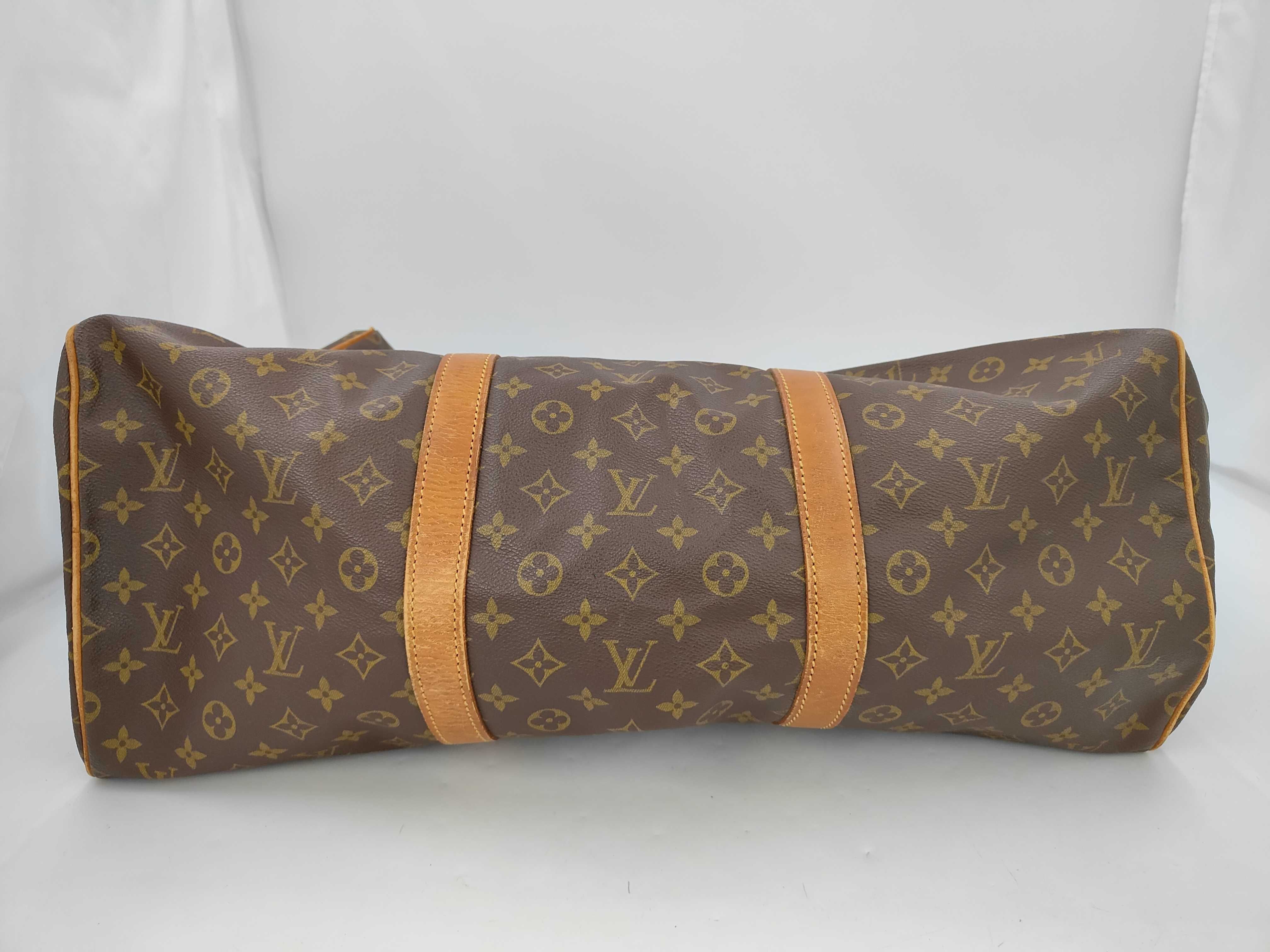 Monogram Vuitton Saxophone Souple 55 M41622 Boston Bag — view 10