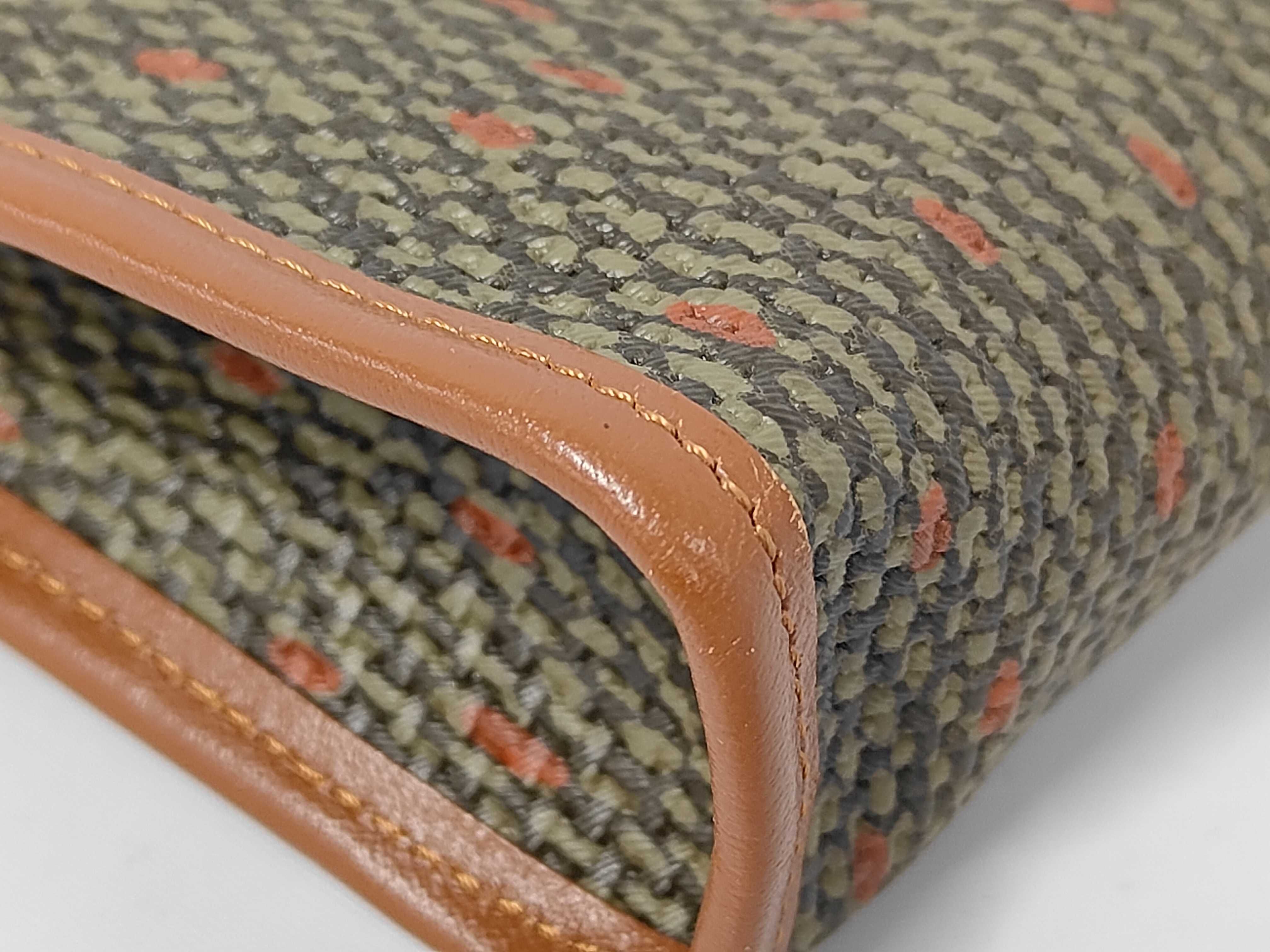vintage tweed and PVC clutch bag — view 4