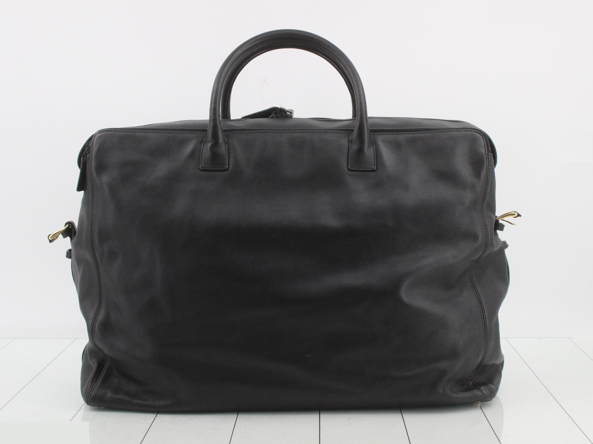 Boston bag, lambskin, black, serial number 5, 5860722