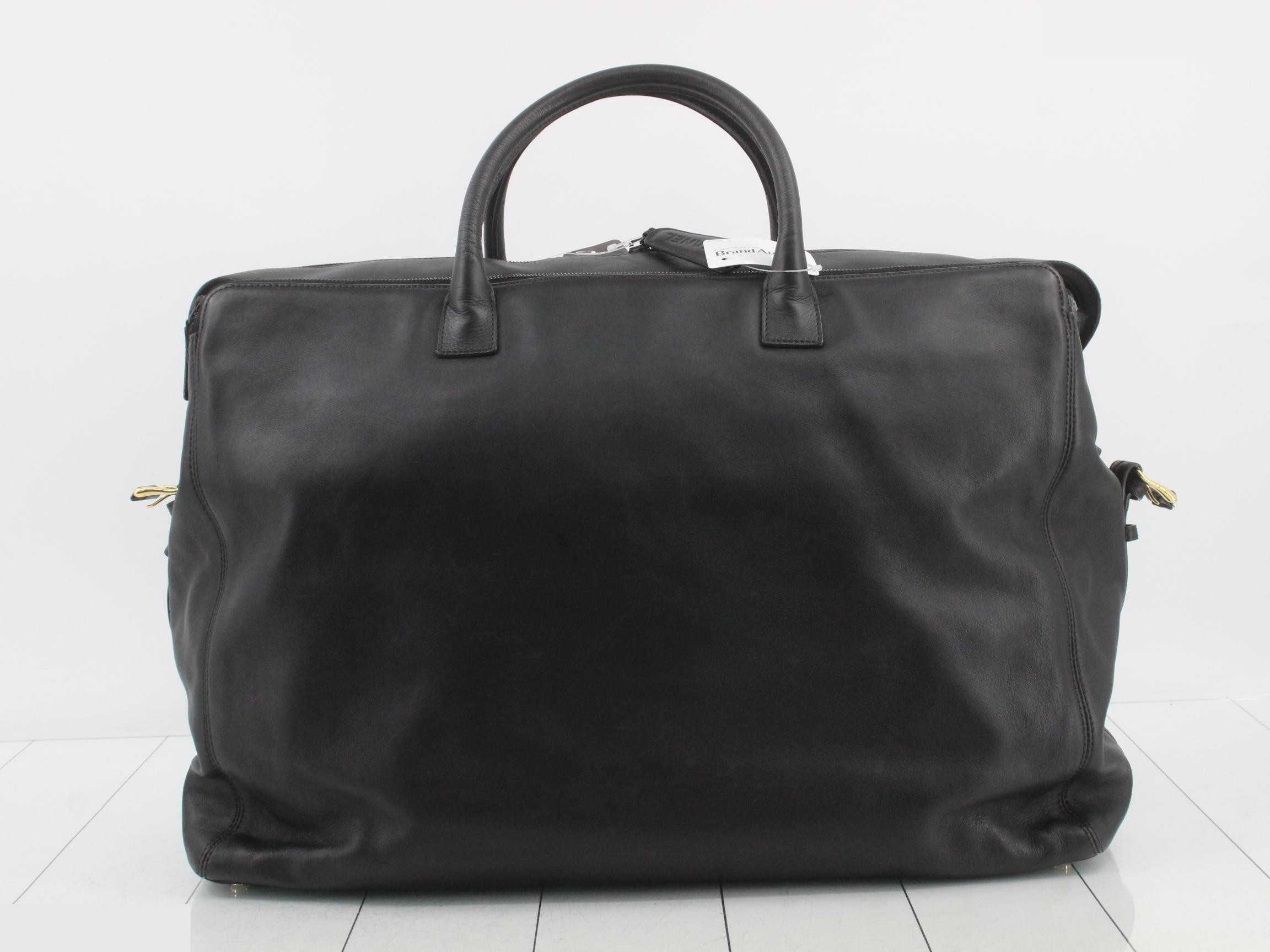 Boston bag, lambskin, black, serial number 5, 5860722 — view 2