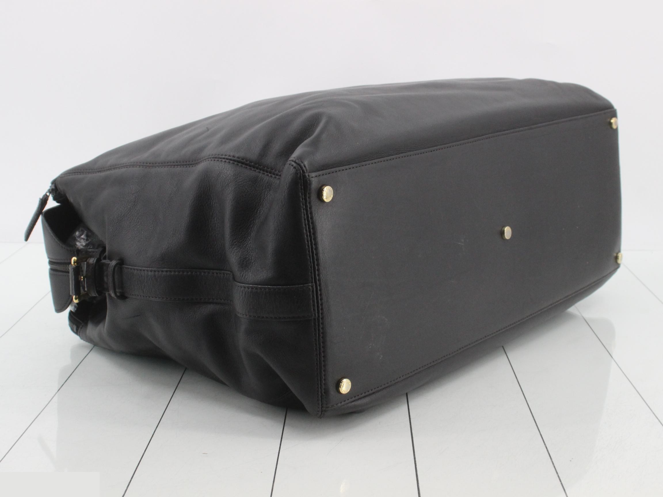 Boston bag, lambskin, black, serial number 5, 5860722 — view 5