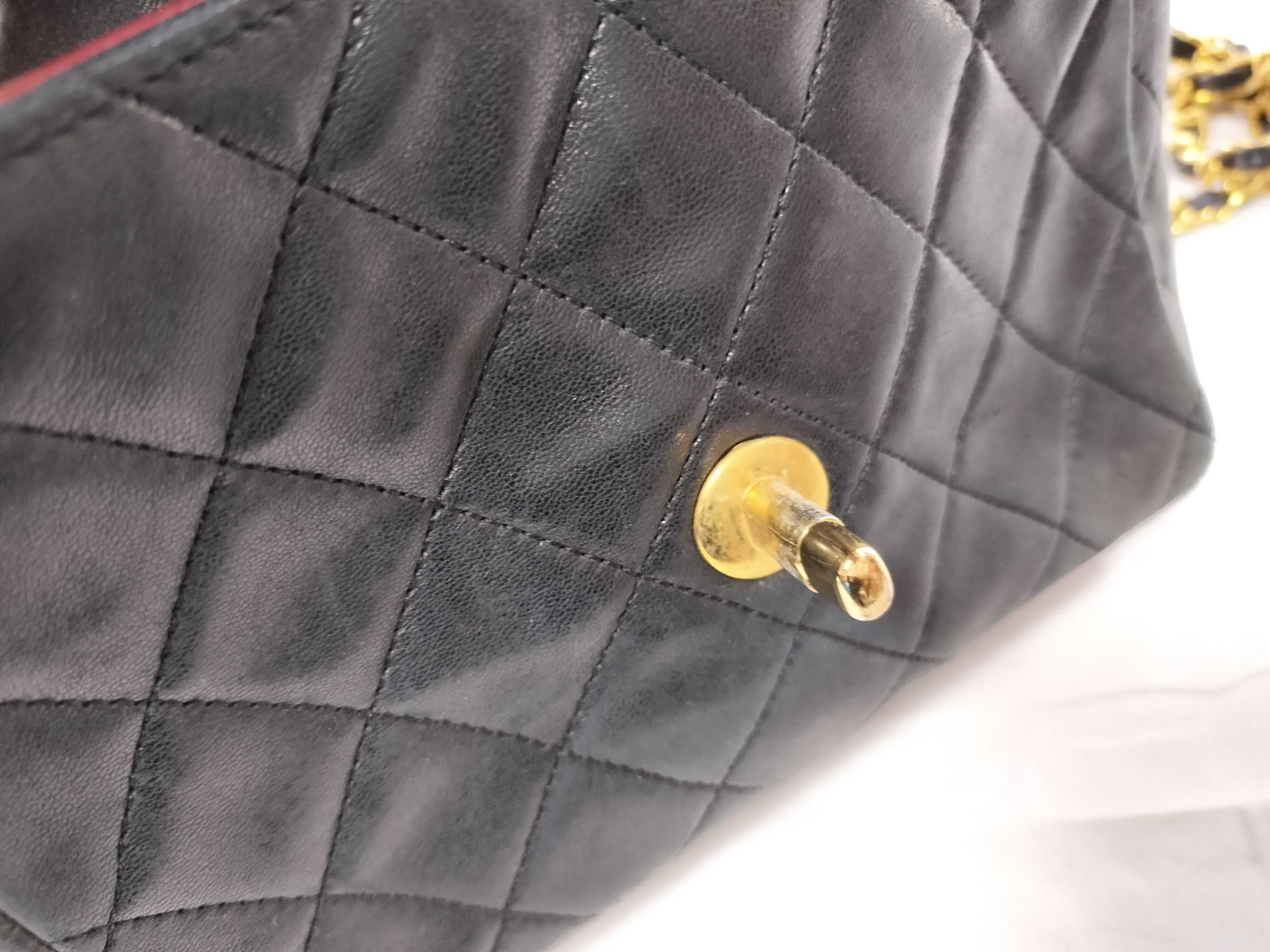 Lambskin Minimato 18 Gold Turnlock Shoulder Bag — view 8