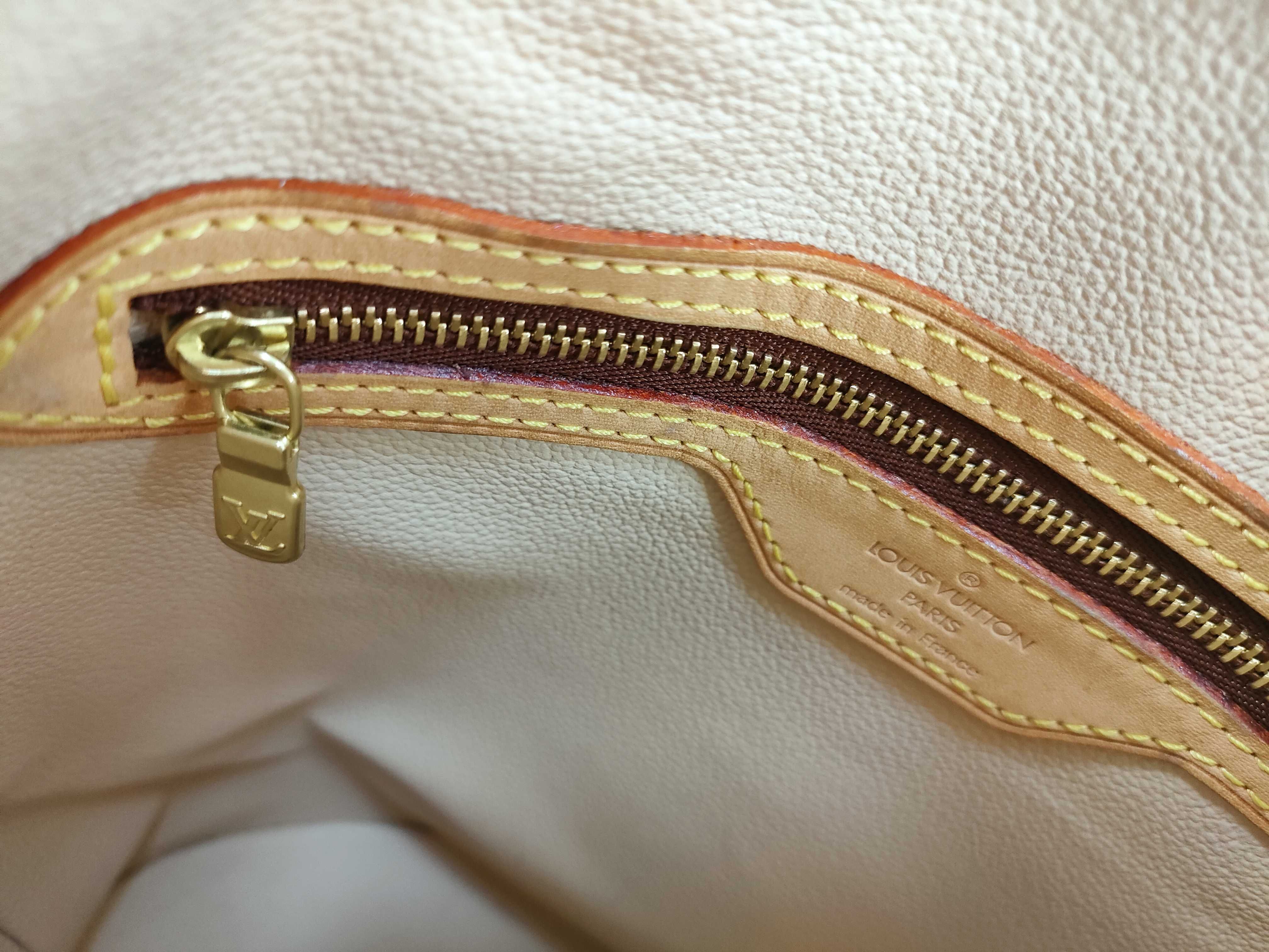 Monogram Vuitton Bucket PM Tote Bag — view 13