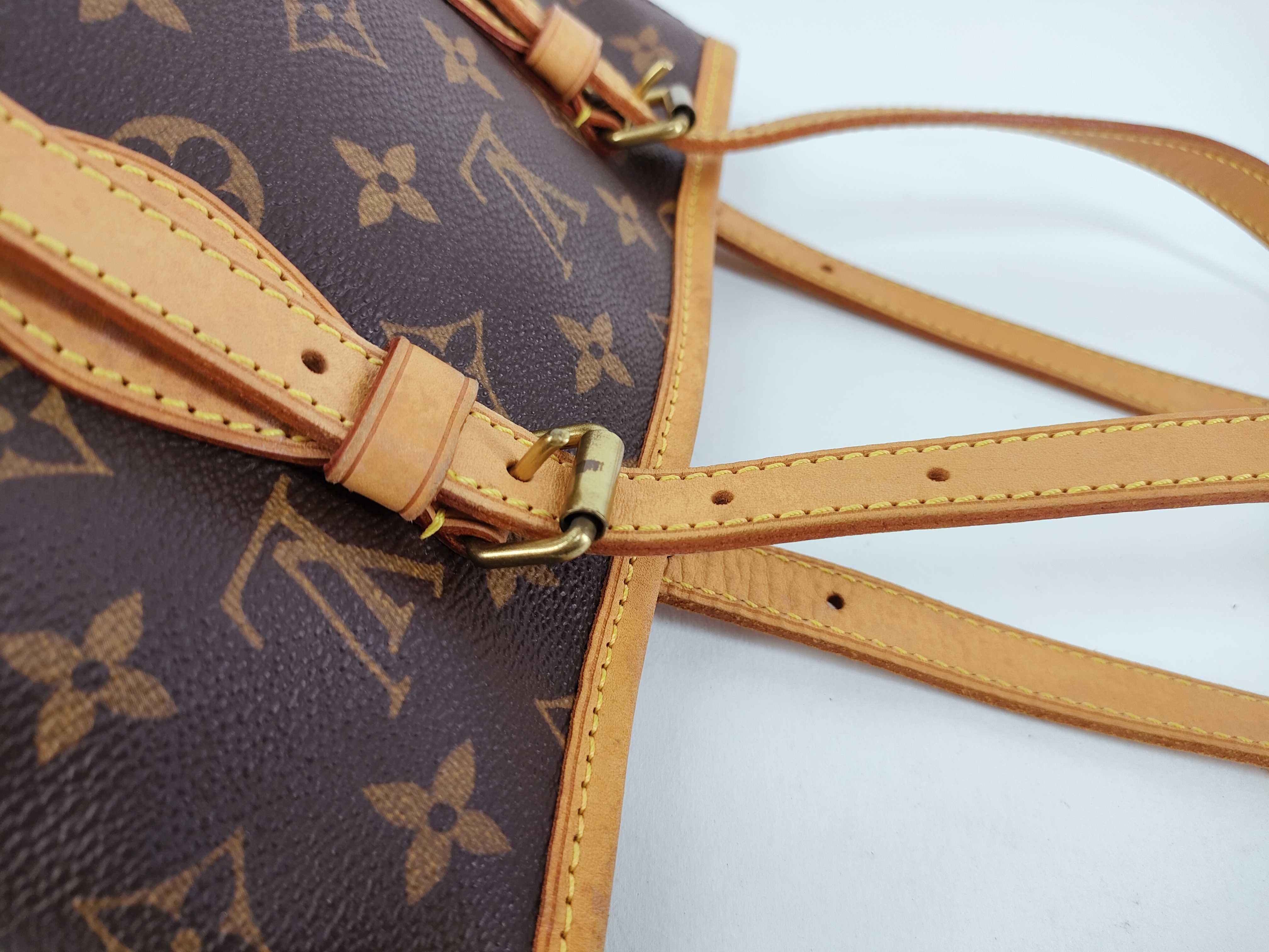 Monogram Vuitton Bucket PM Tote Bag — view 5