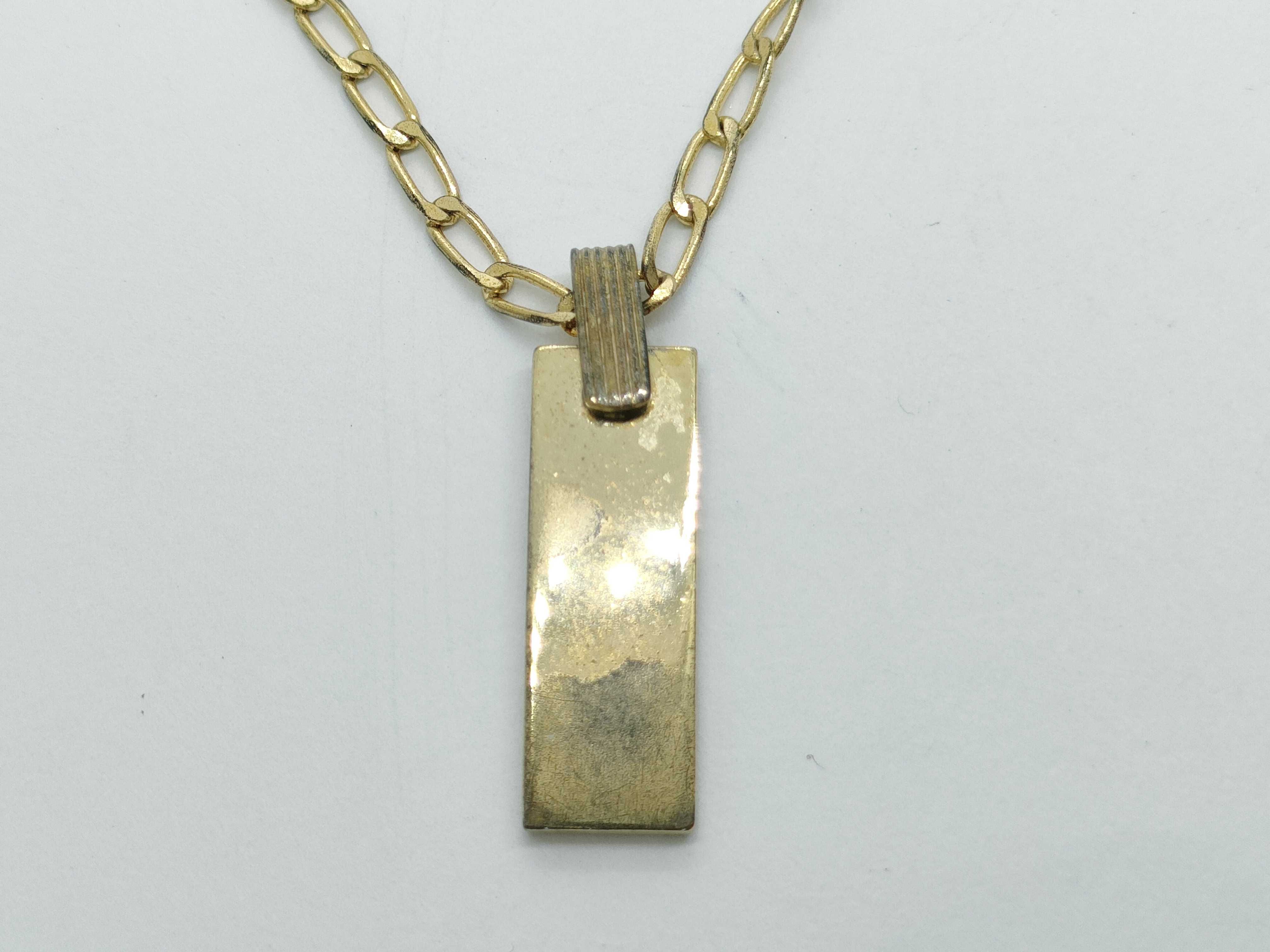 CD Logo Plate Necklace 8.1g Necklace — view 2