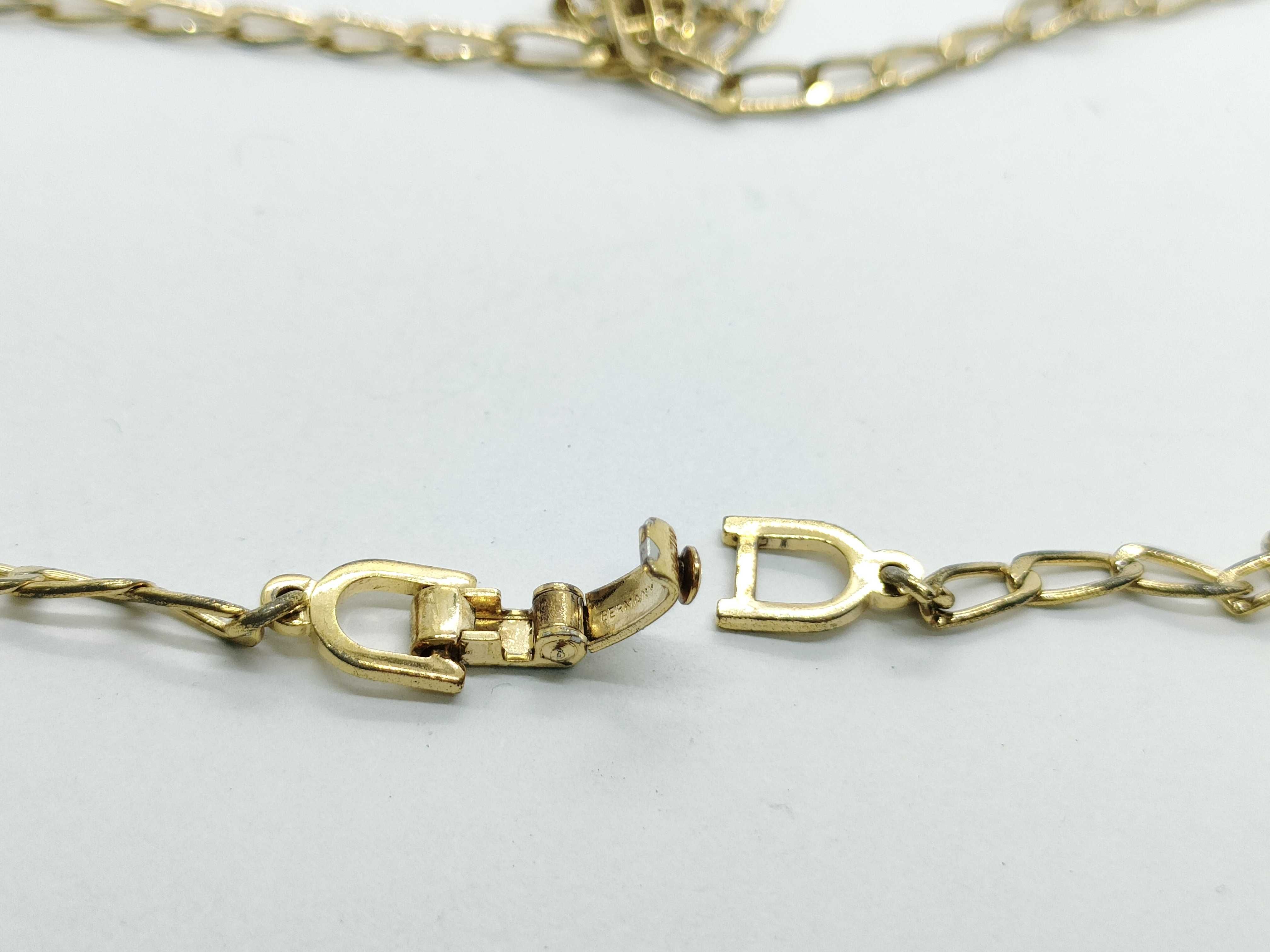 CD Logo Plate Necklace 8.1g Necklace — view 4
