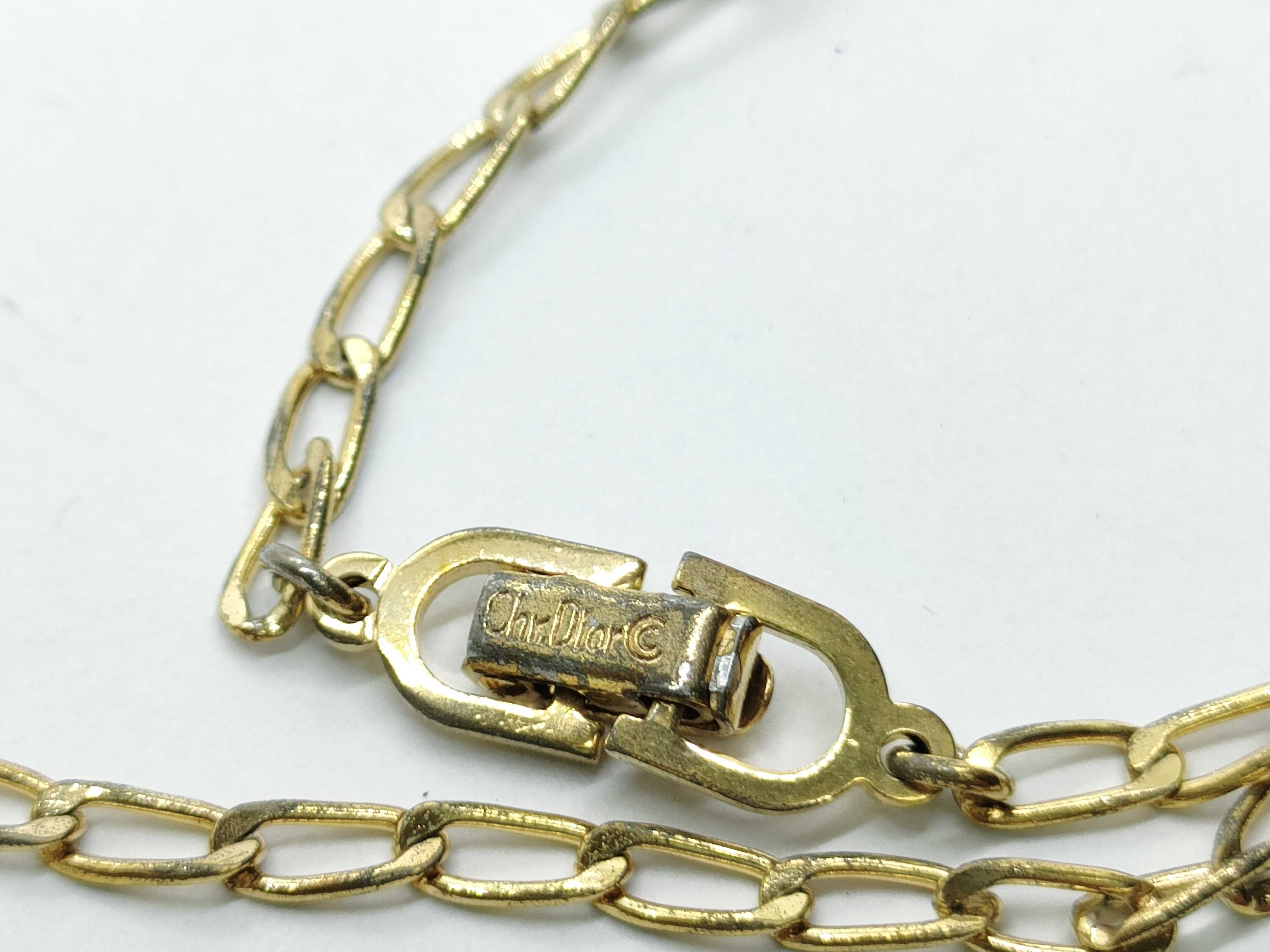 CD Logo Plate Necklace 8.1g Necklace — view 5