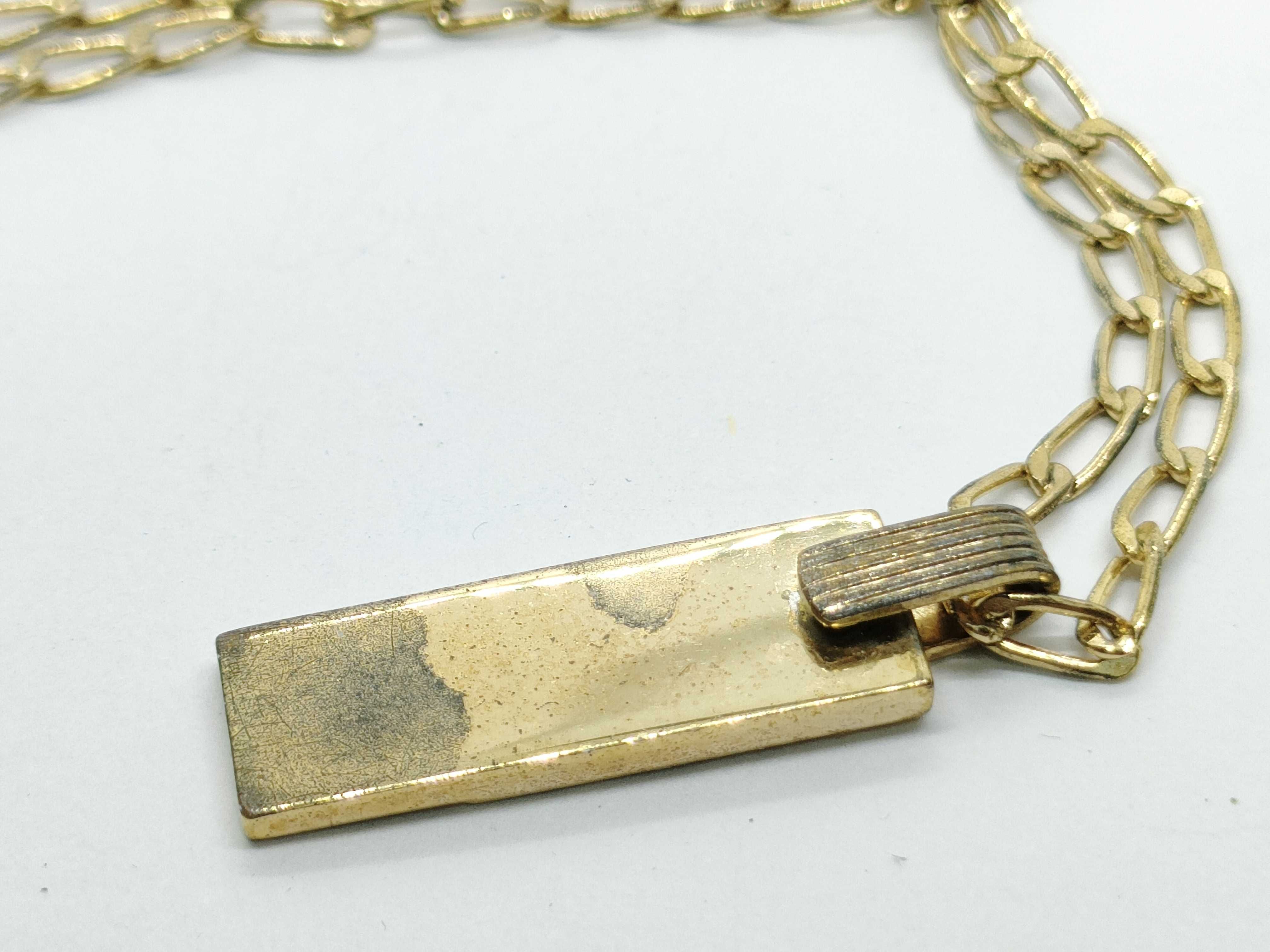CD Logo Plate Necklace 8.1g Necklace — view 8