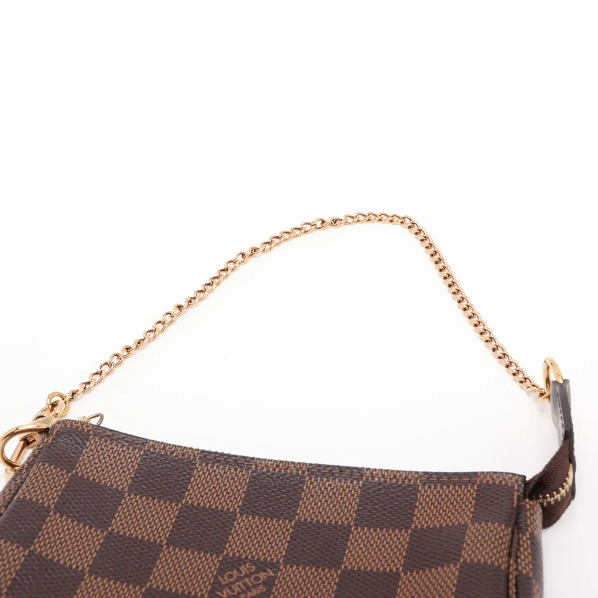 Damier Mini Pochette Accessoires N58009 SF5109 Brown — view 5