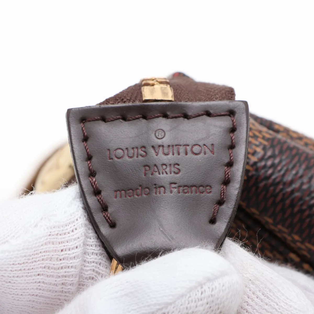 Damier Mini Pochette Accessoires N58009 SF5109 Brown — view 7