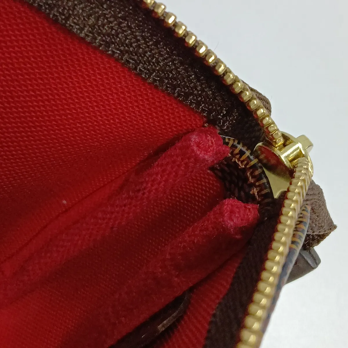 Damier Mini Pochette Accessoires N58009 SF5109 Brown — view 8