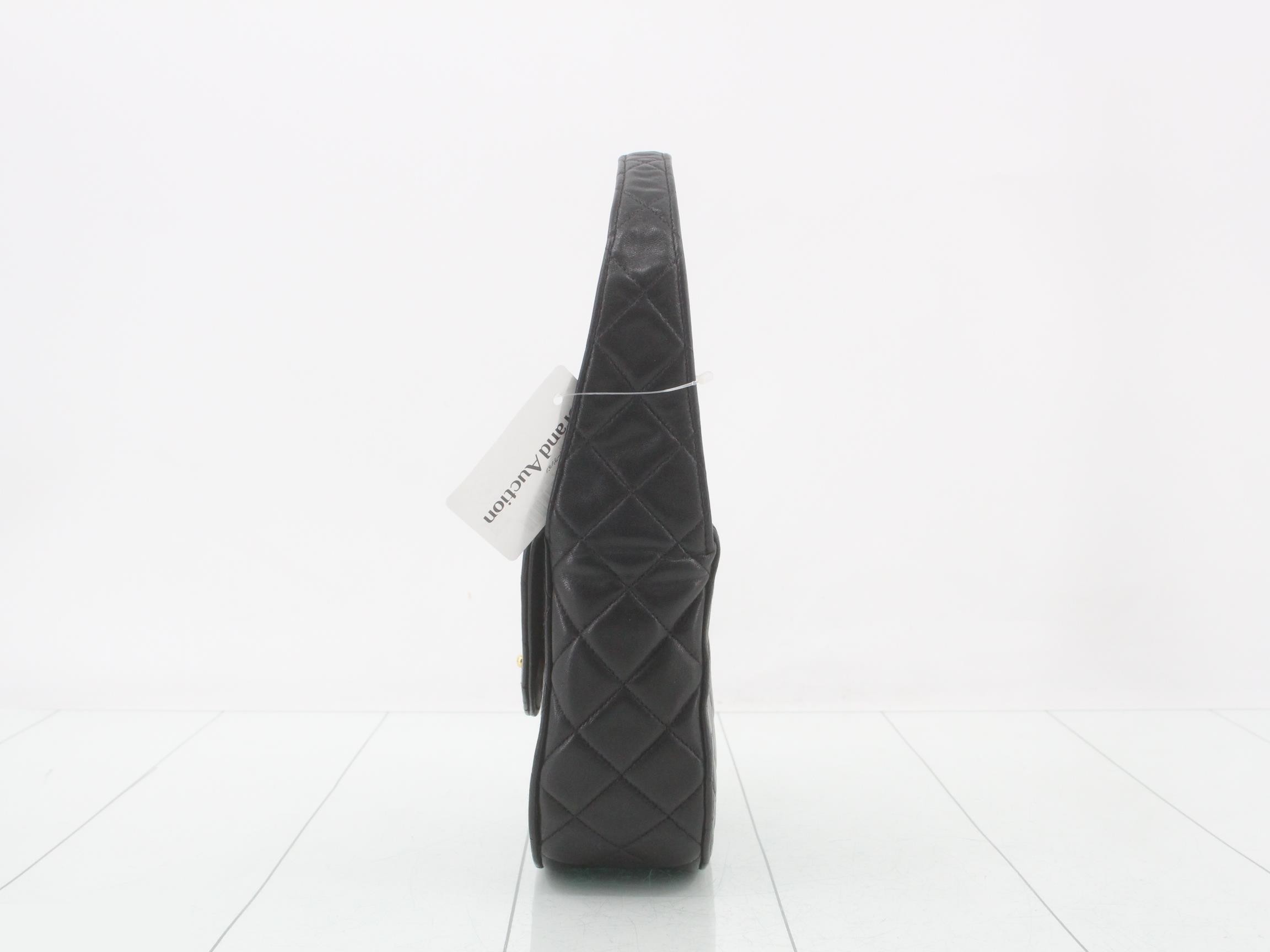 Matelassé Leather One-Shoulder Bag — view 3