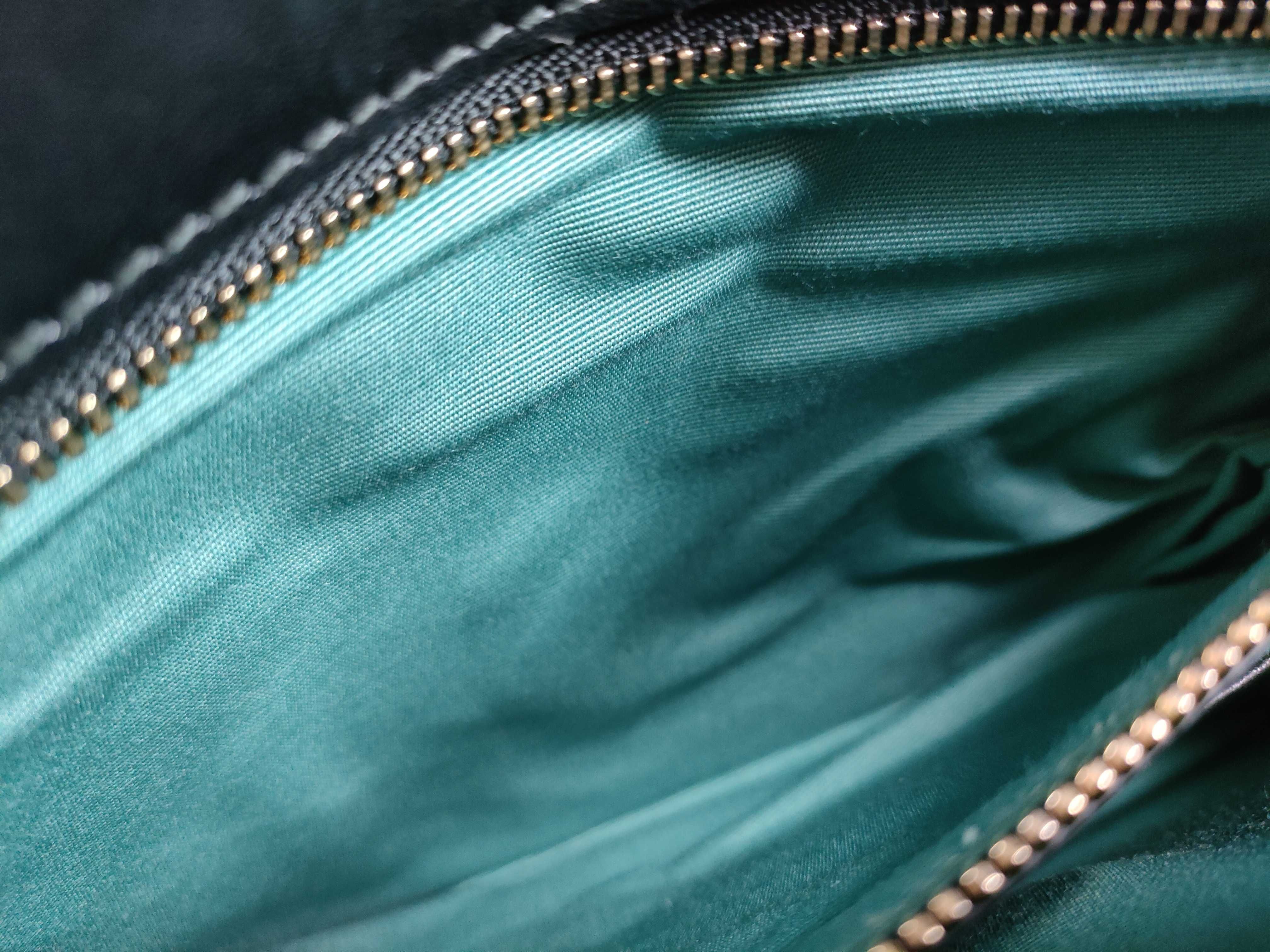Bulgari Serpenti Bicolor Leather Chain Shoulder Bag Black Shoulder Bag — view 11