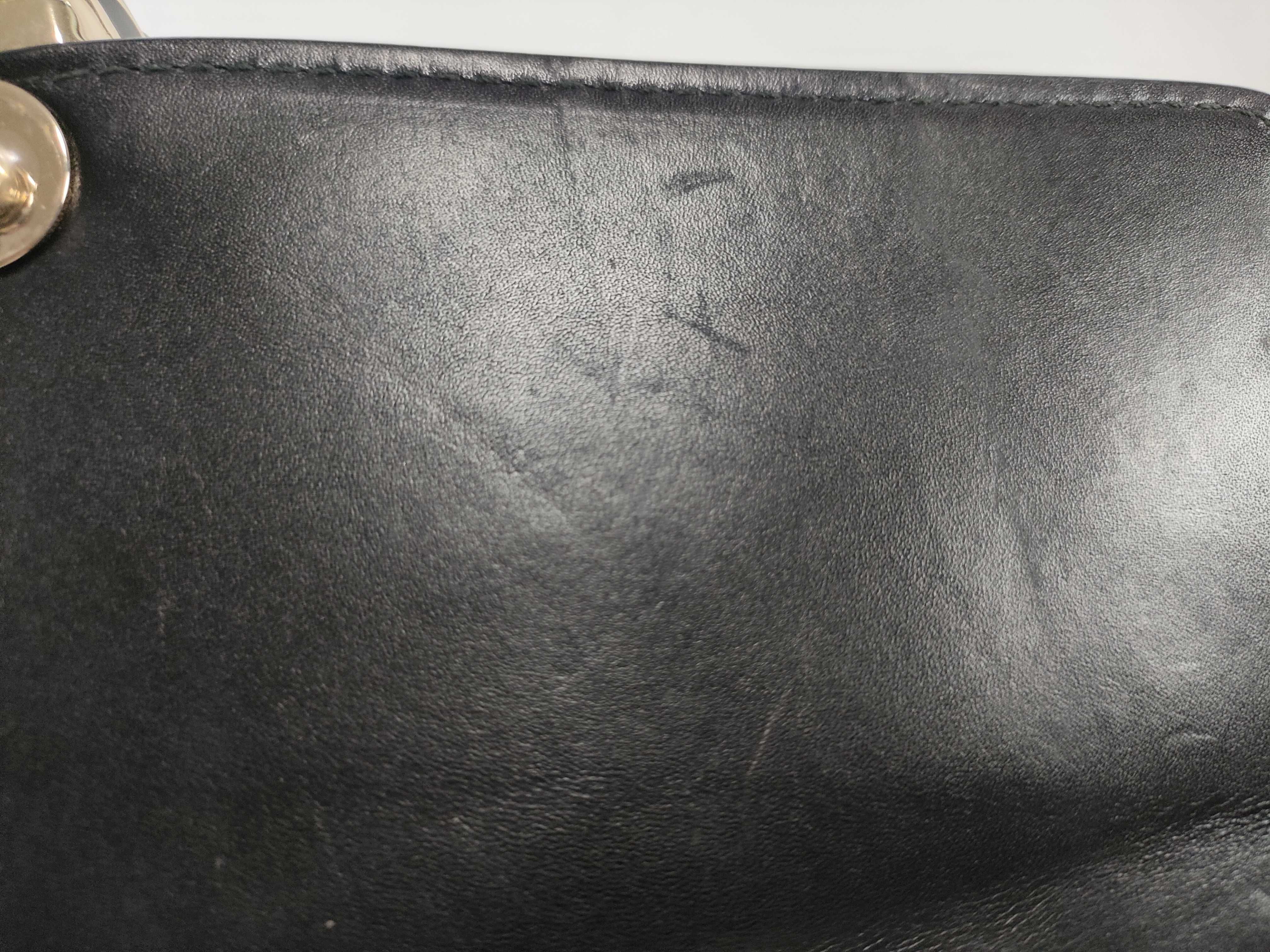 Bulgari Serpenti Bicolor Leather Chain Shoulder Bag Black Shoulder Bag — view 15