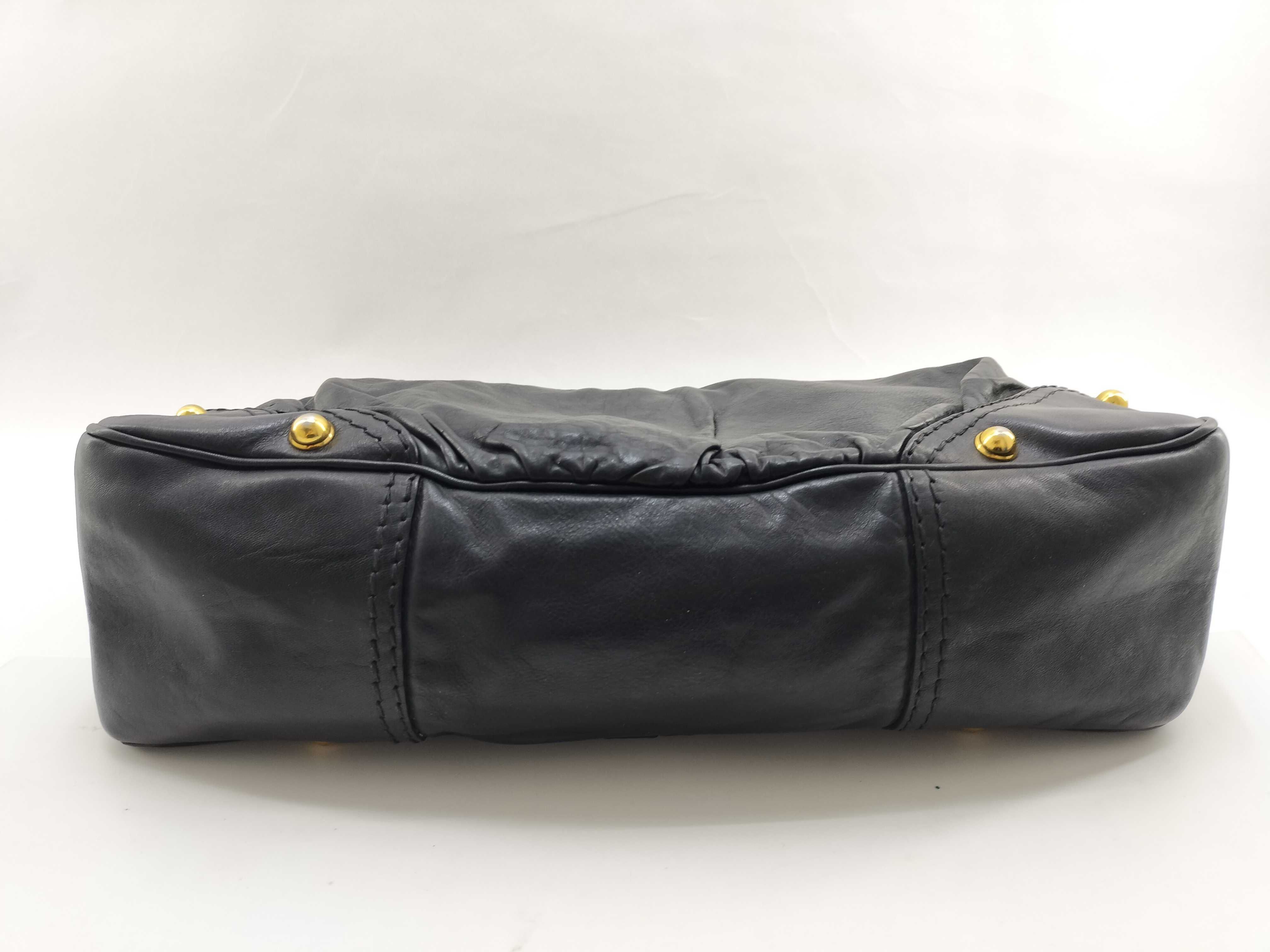 One-Shoulder Bag, Leather, Black, 211966 (Shoulder Bag) — view 3